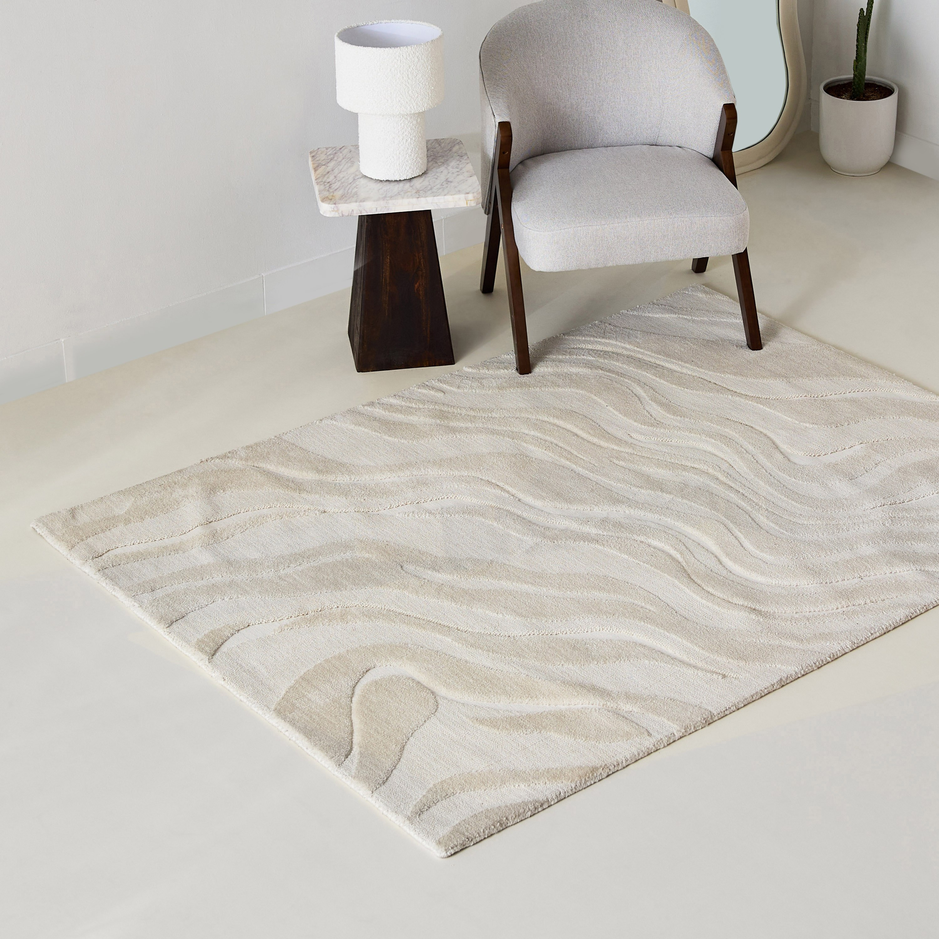 سجادة ألياف دقيقة محبوكة ويفز من ميلتون - 200x300 سم-hbxdecorandfurnishings-floorcoverings-rugs-image-1