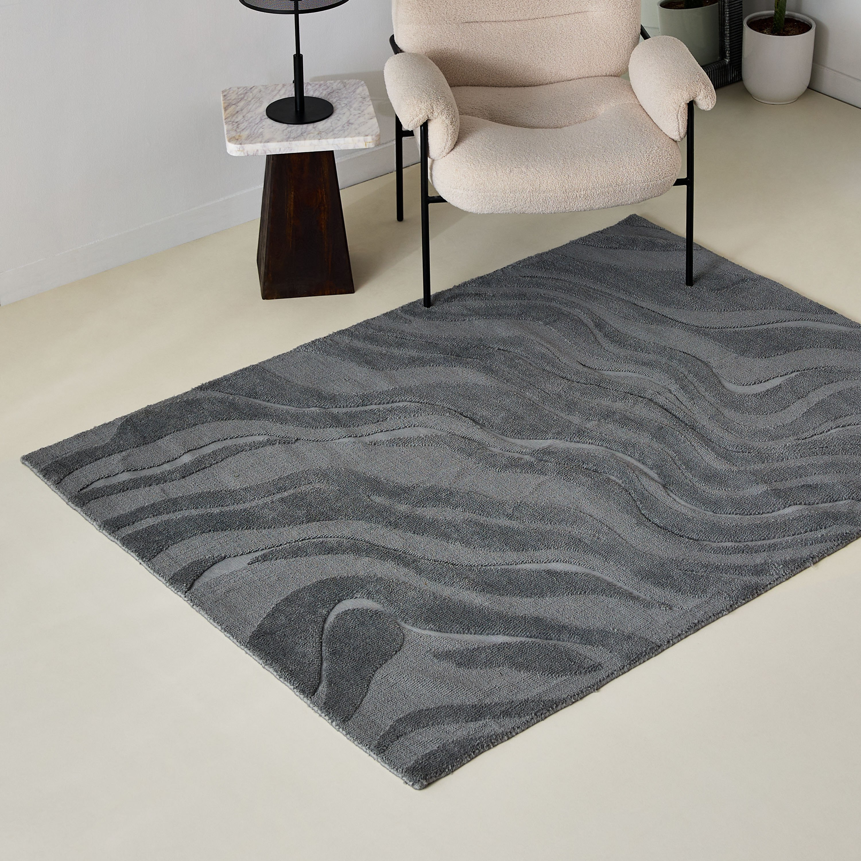 سجادة ألياف دقيقة محبوكة ويفز من ميلتون - 200x300 سم-hbxdecorandfurnishings-floorcoverings-rugs-image-1