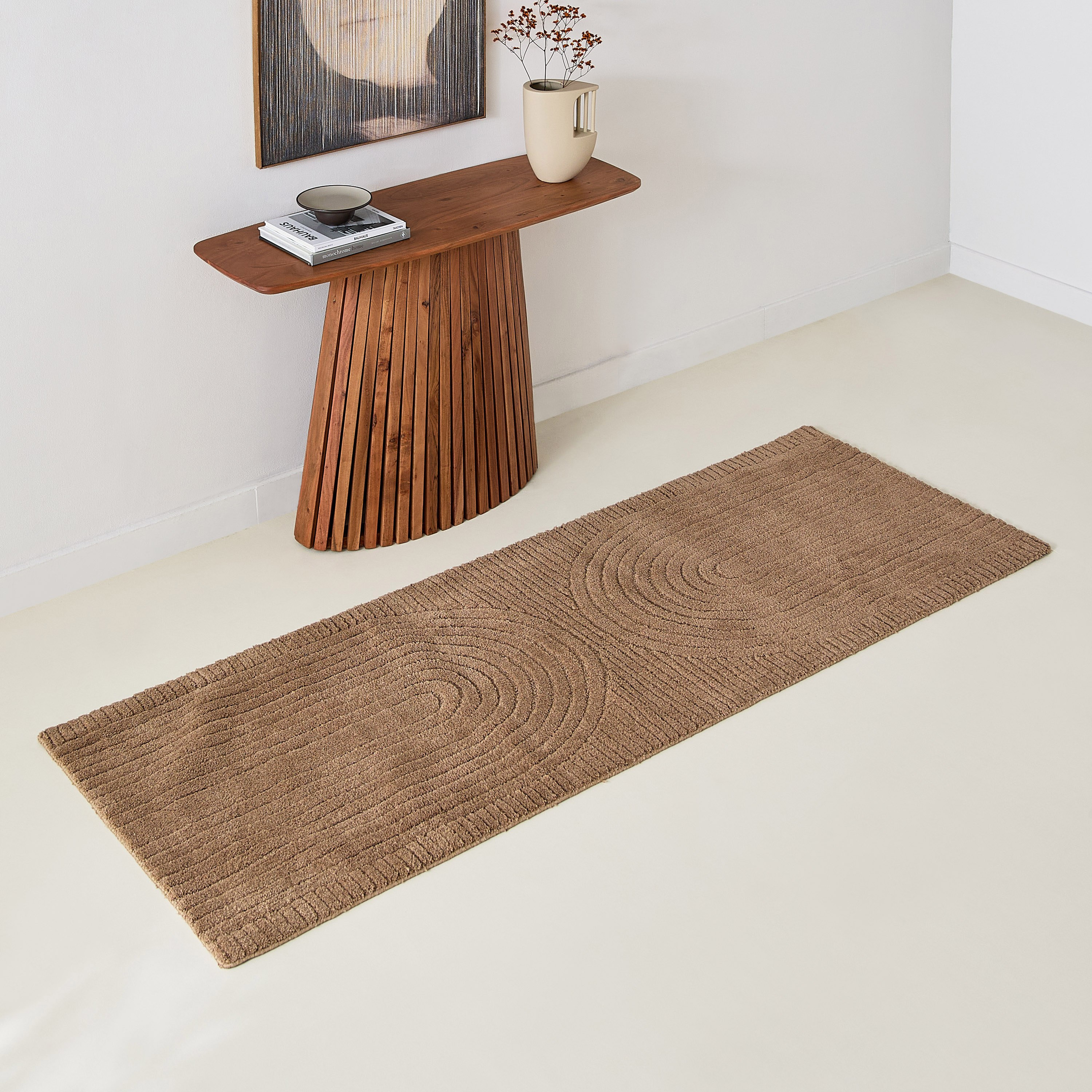 سجادة ألياف دقيقة ميداس من هافن - 80x230 سم-hbxdecorandfurnishings-floorcoverings-rugs-image-1