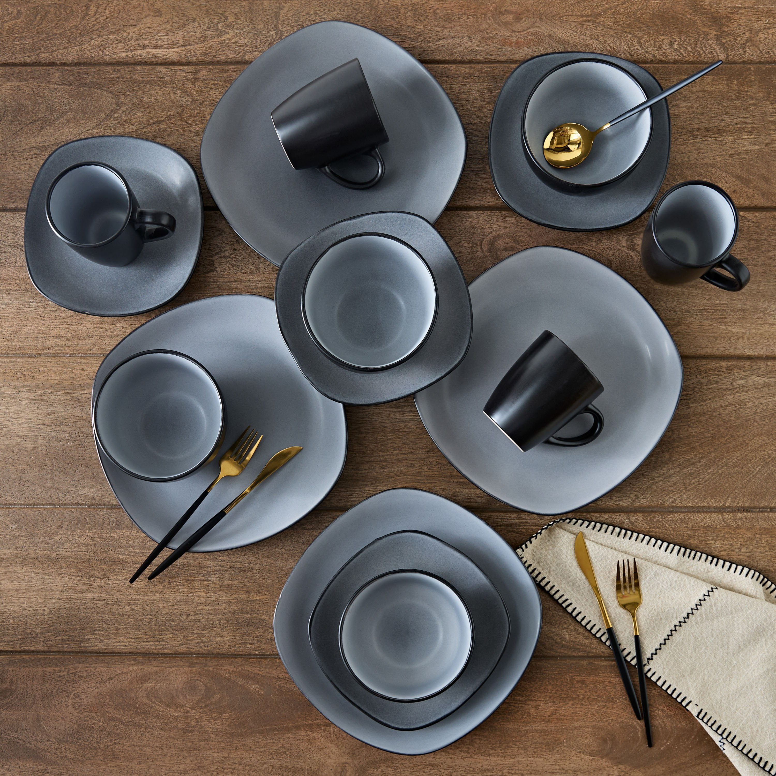 طقم عشاء 16 قطعة مربعة من إليجنزا - 4 أشخاص-hbxdiningroom-tabletop-dinnersets-image-1