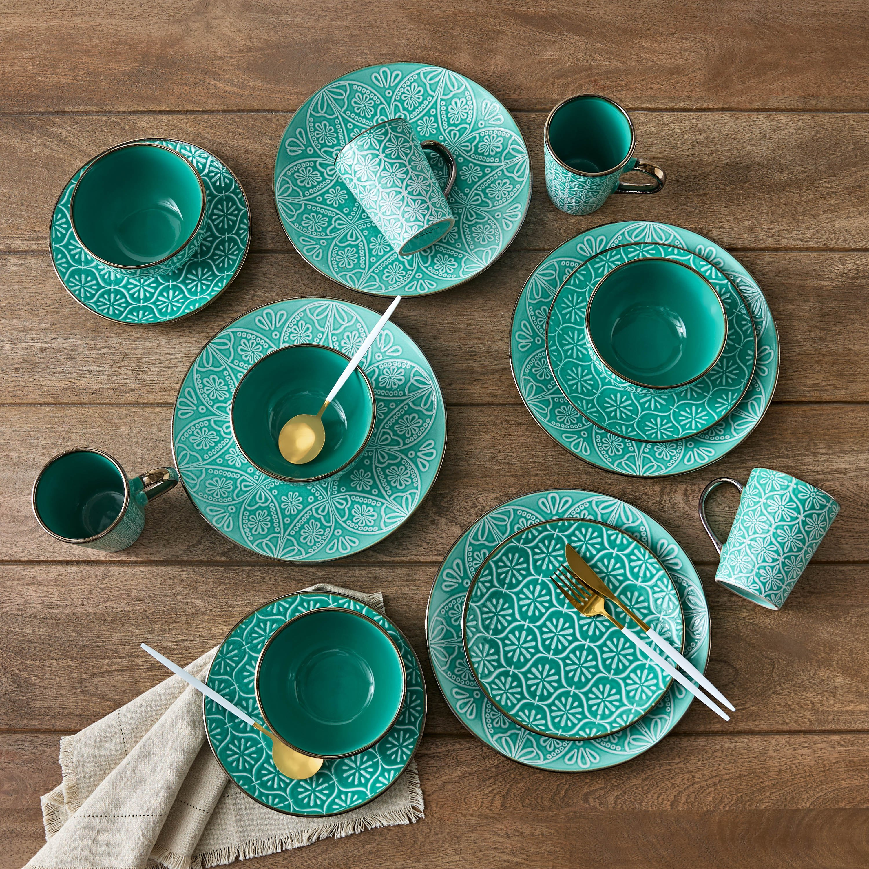 طقم عشاء 16 قطعة بنقشات من إليجنزا - 4 أشخاص-hbxdiningroom-tabletop-dinnersets-image-1