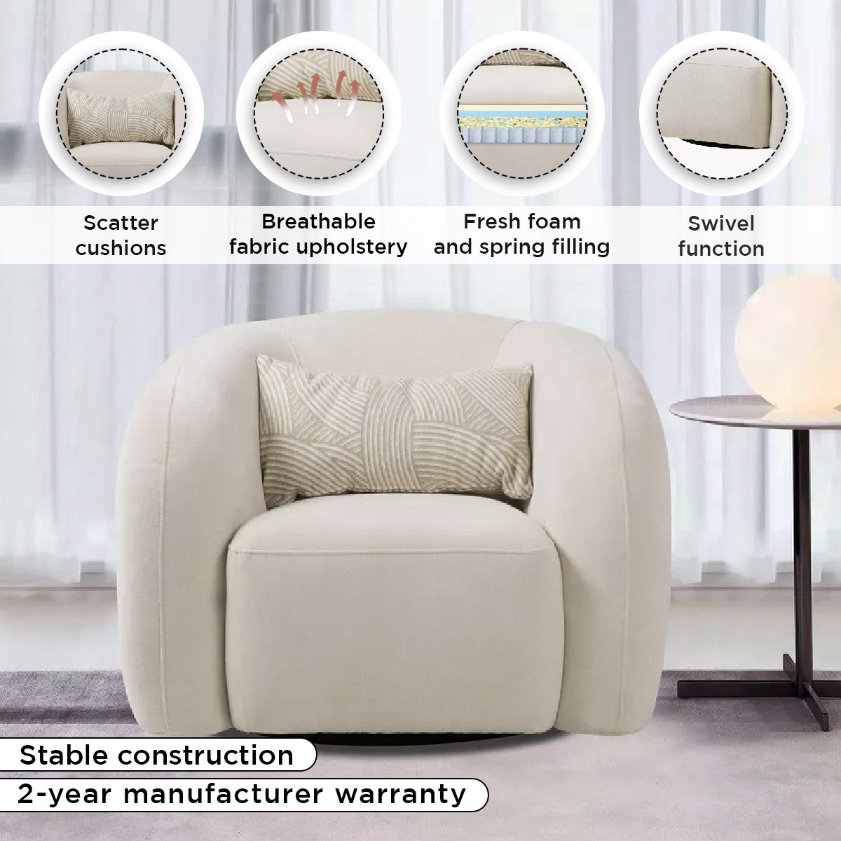 Antonio Fabric Sofa with Swivel and Cushion-hbxlivingroom-sofasandarmchairs-sofas-image-4