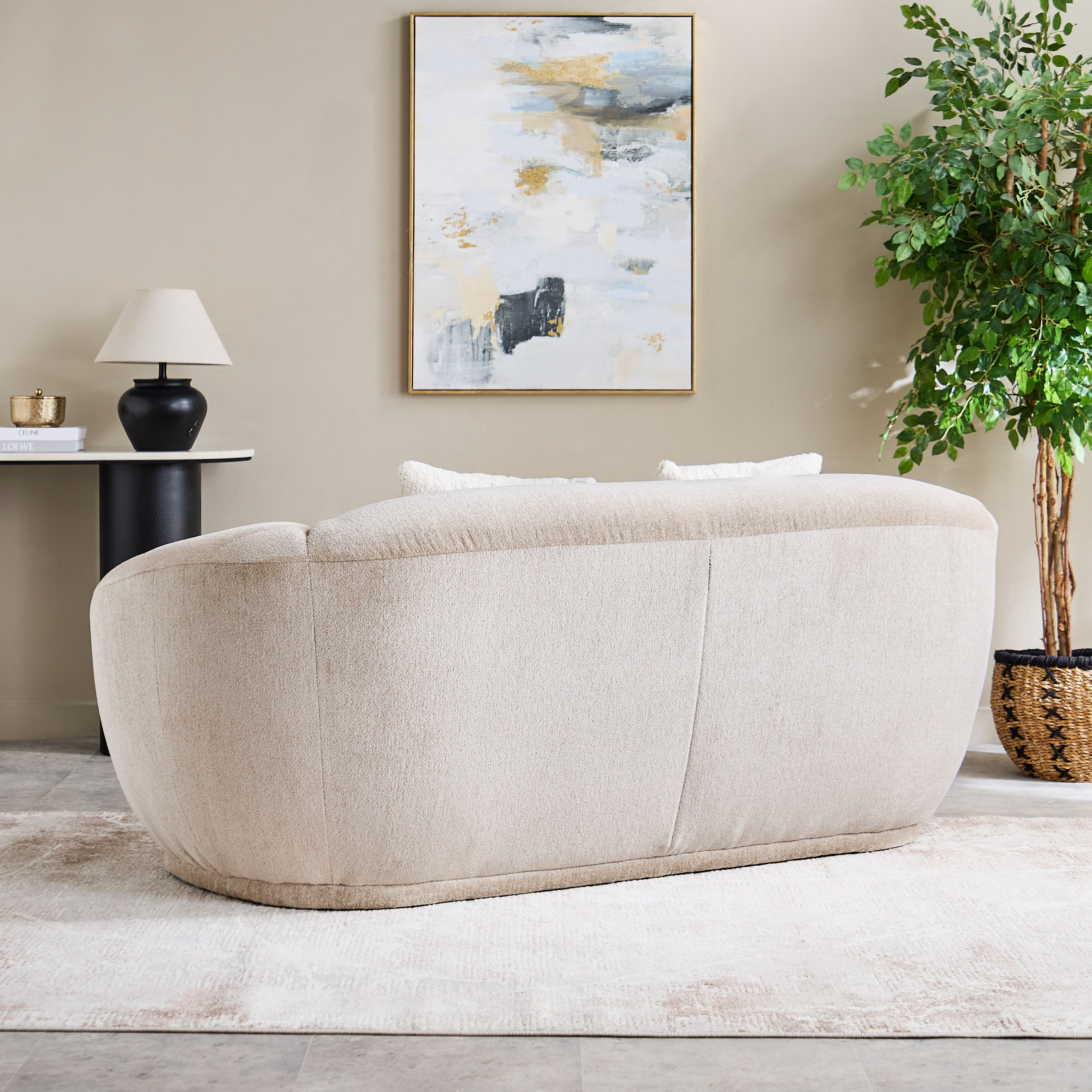 Houston 2-Seater Fabric Sofa with 2 Cushions-hbxlivingroom-sofasandarmchairs-sofas-image-3