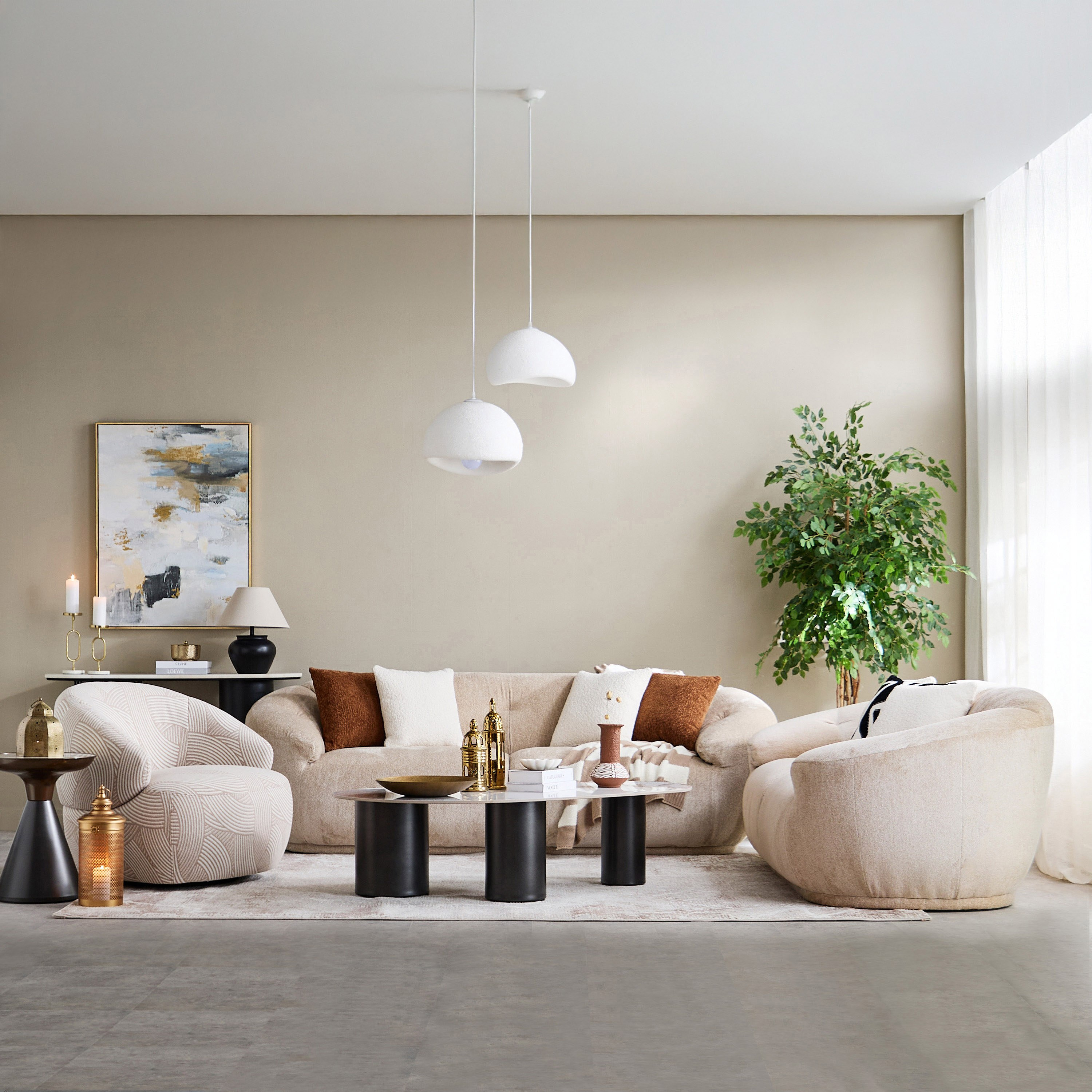 Houston 2-Seater Fabric Sofa with 2 Cushions-hbxlivingroom-sofasandarmchairs-sofas-image-10