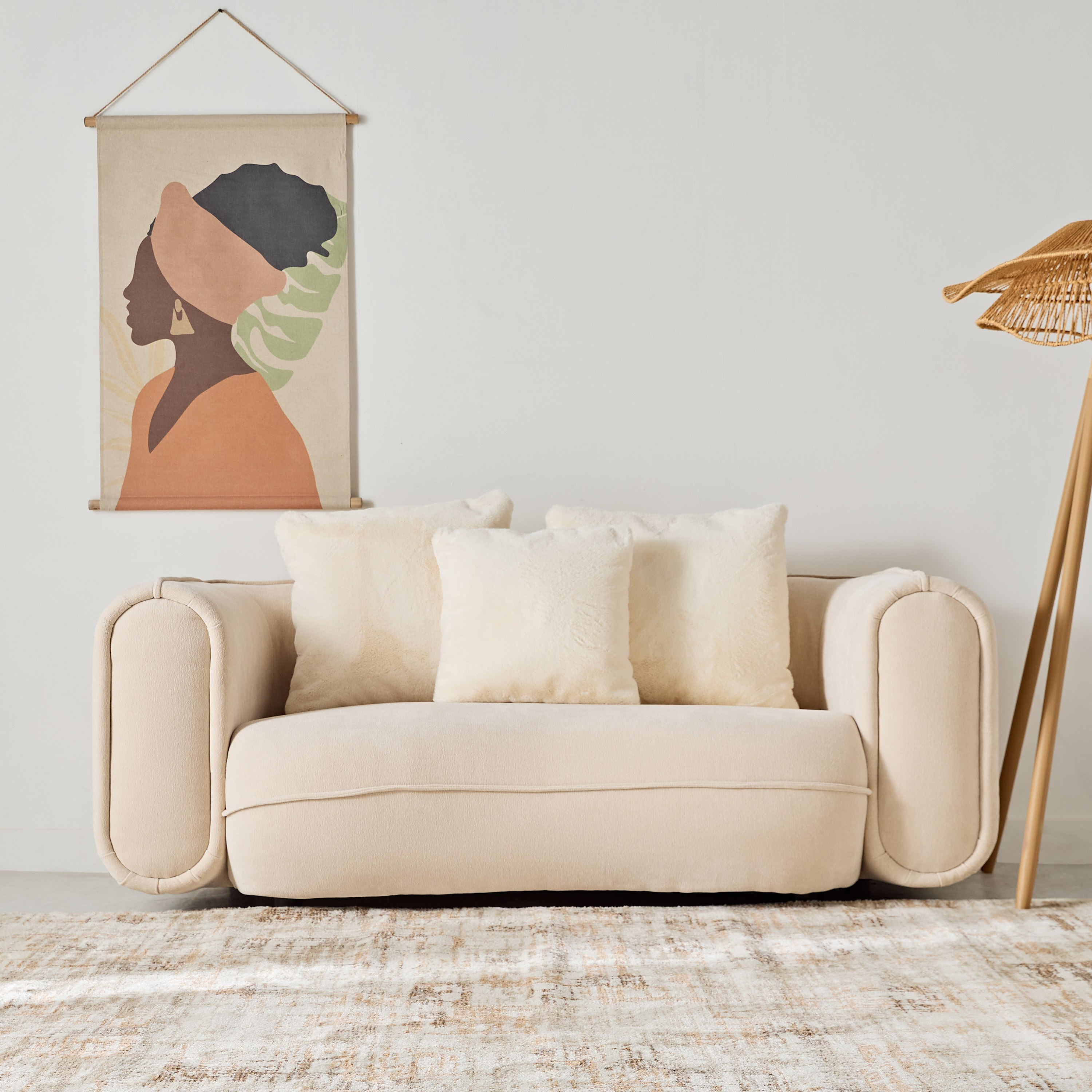 Phoenix 2-Seater Fabric Sofa with 3 Cushions-hbxlivingroom-sofasandarmchairs-sofas-image-2