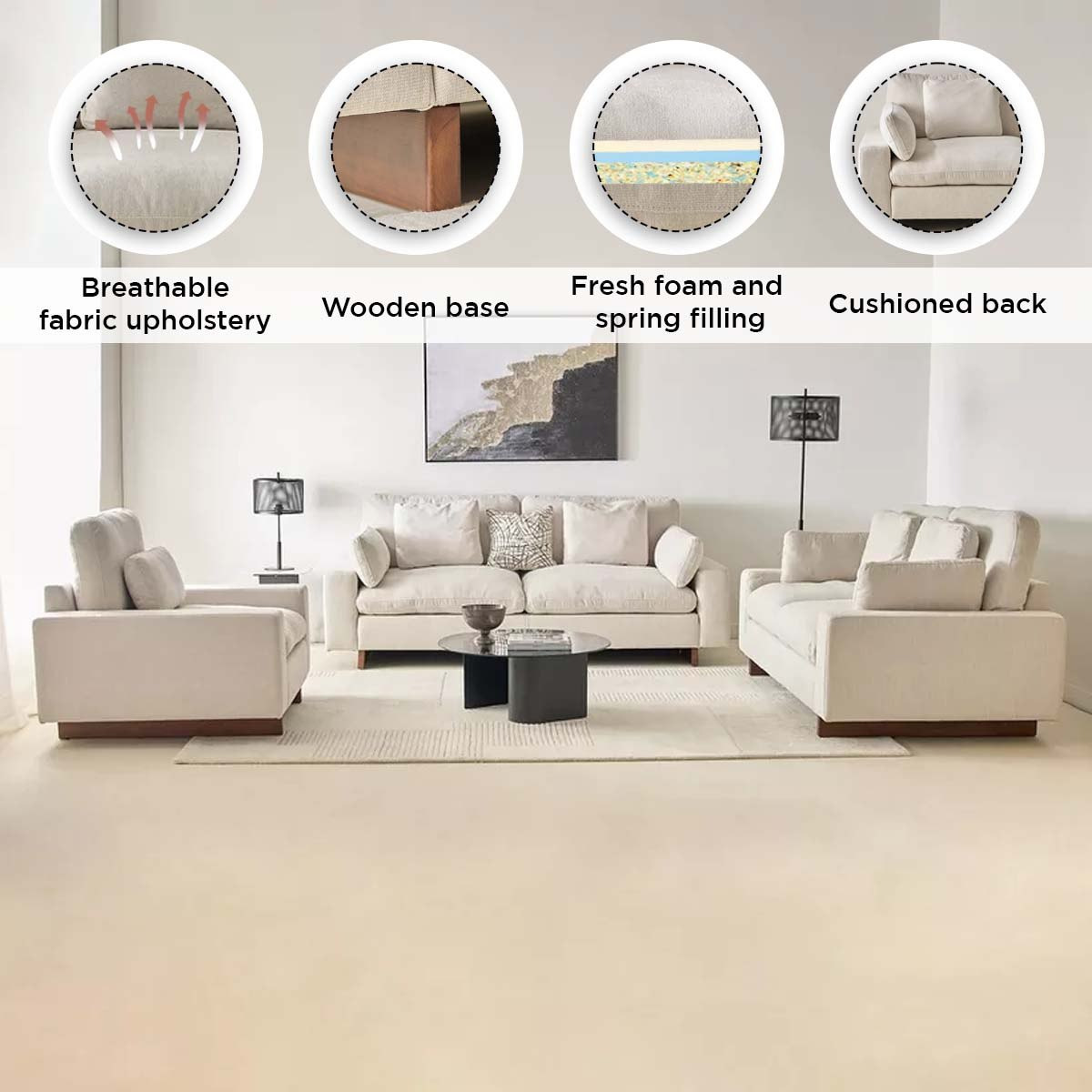 كنبة قماش 3 مقاعد مع وسادتين للخصر ووسادتين للرأس من فرانسيسكو-hbxlivingroom-sofasandarmchairs-sofas-image-5
