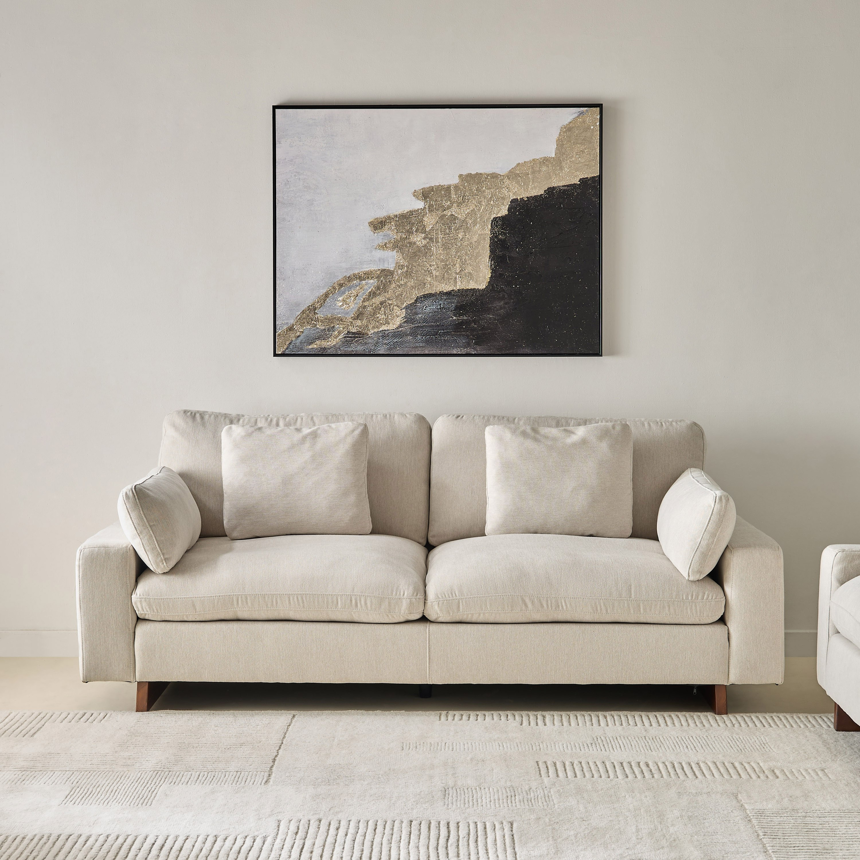 كنبة قماش 3 مقاعد مع وسادتين للخصر ووسادتين للرأس من فرانسيسكو-hbxlivingroom-sofasandarmchairs-sofas-image-2