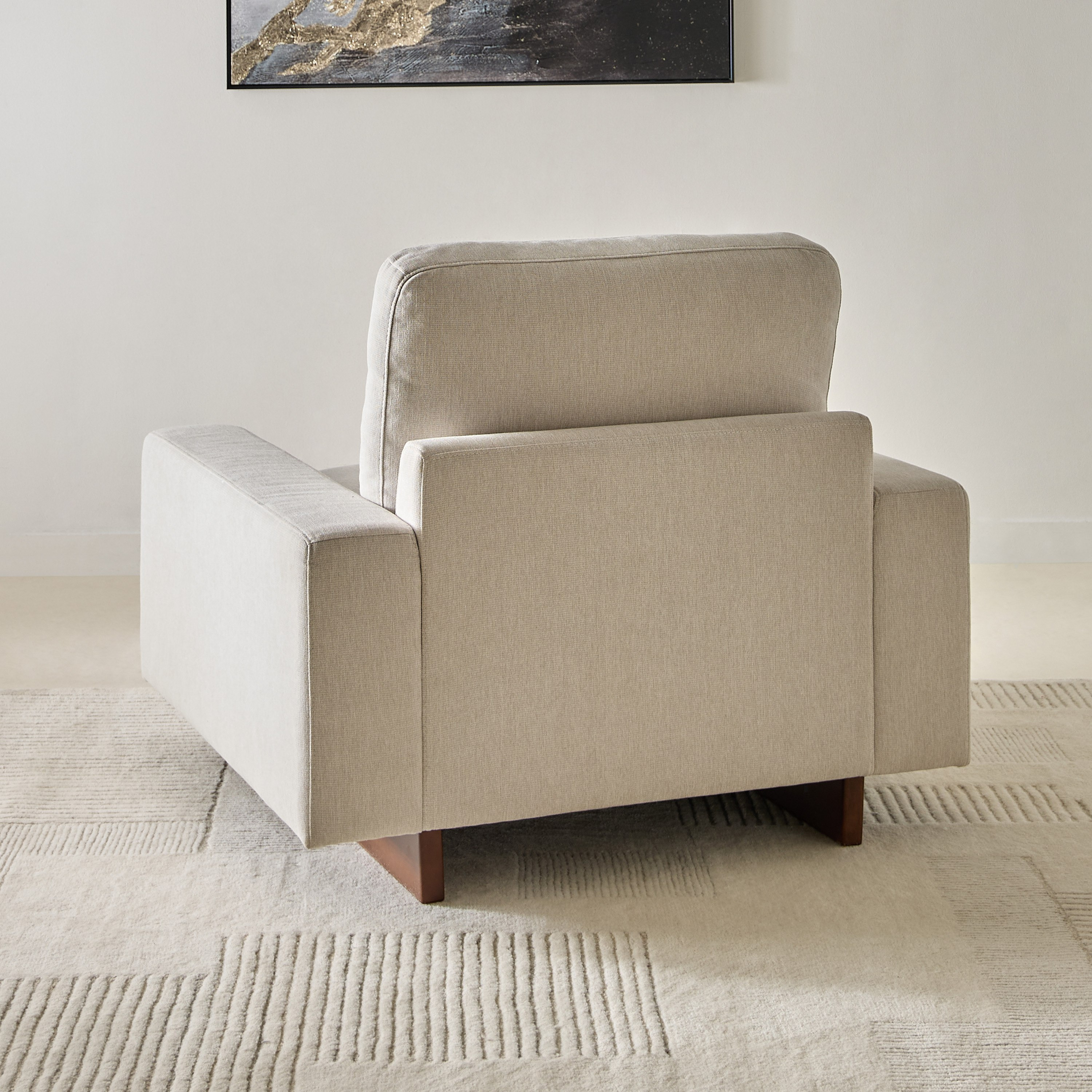 Francisco Fabric Armchair Sofa with Cushion-hbxlivingroom-sofasandarmchairs-sofas-image-3