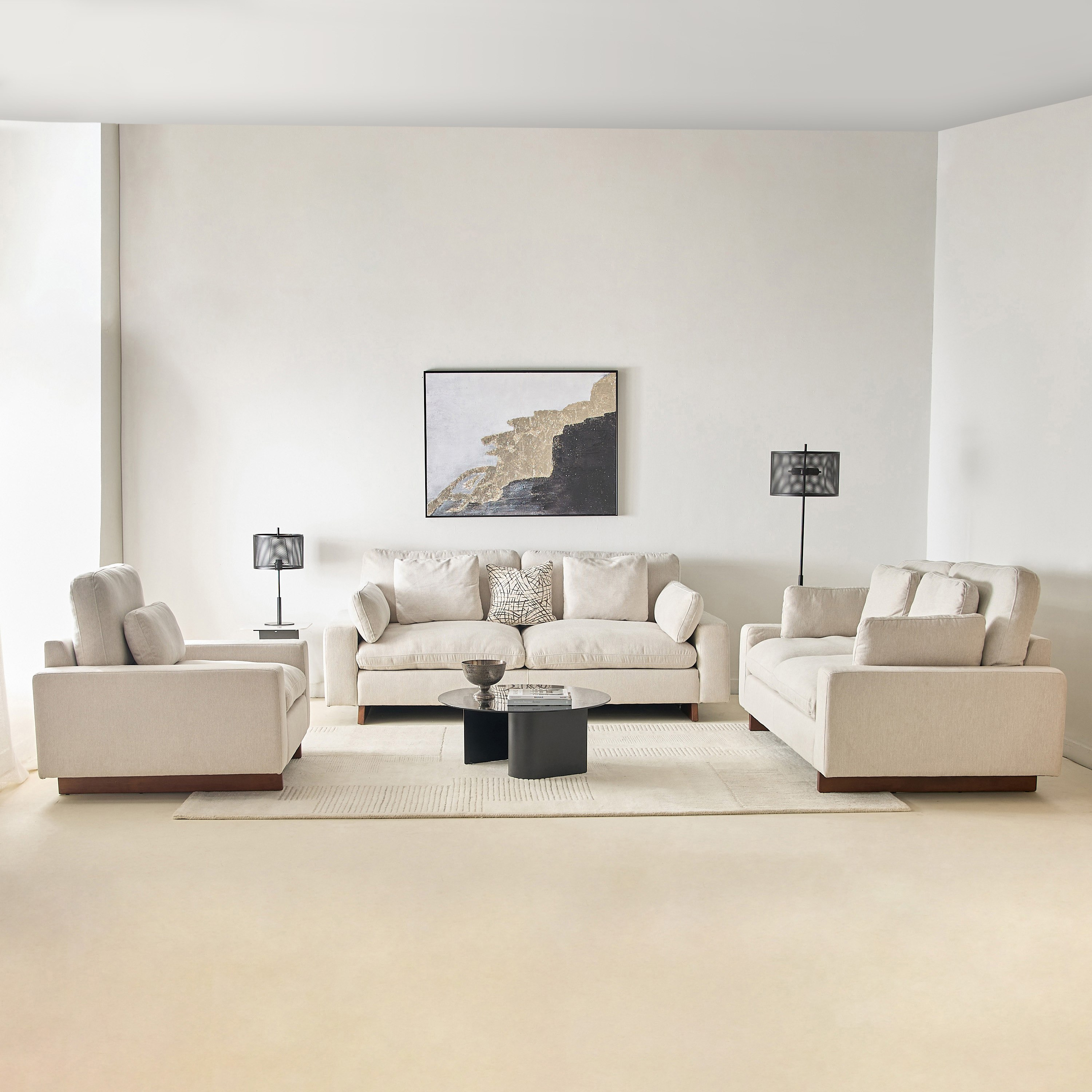 Francisco Fabric Armchair Sofa with Cushion-hbxlivingroom-sofasandarmchairs-sofas-image-8