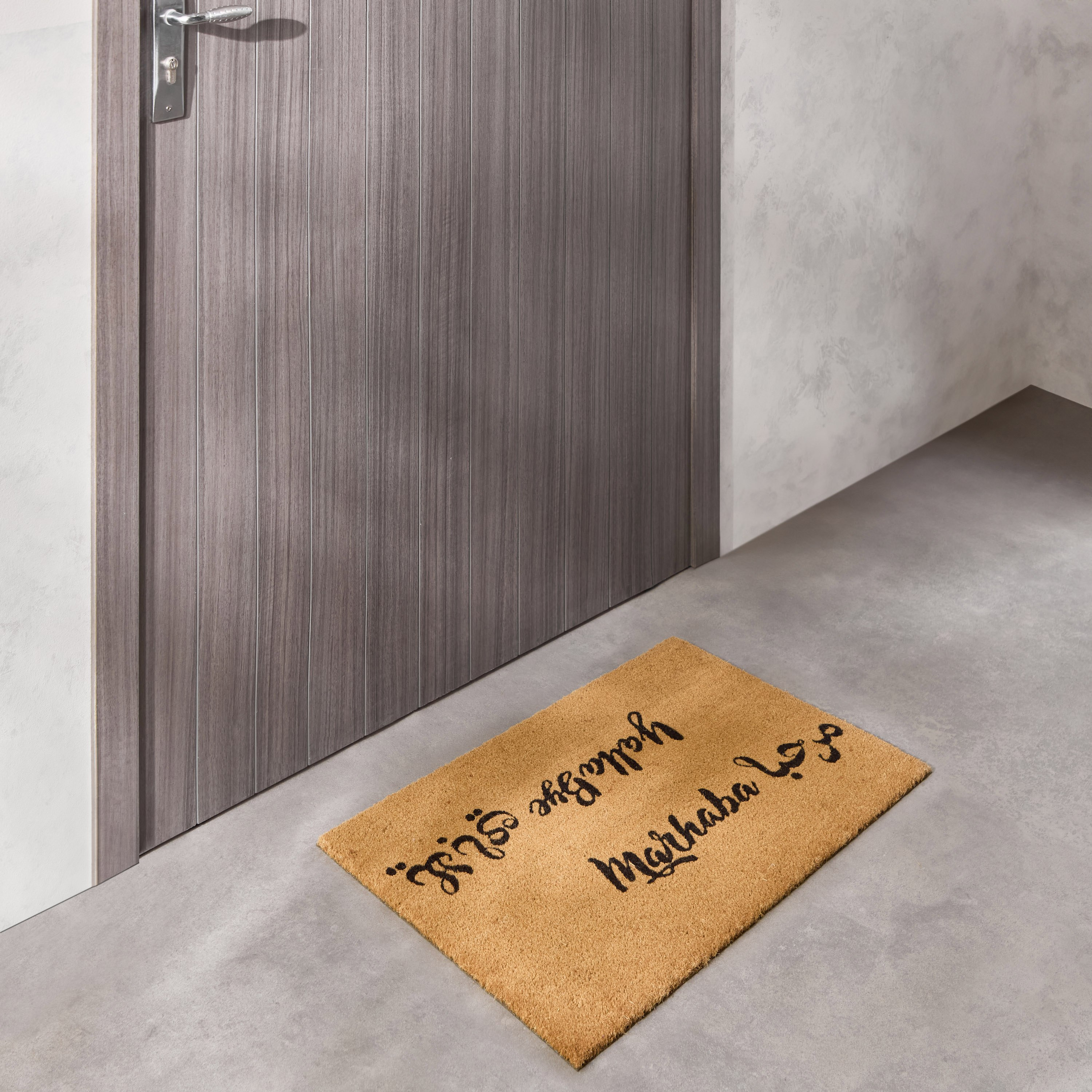 Marhaba Printed Coir Doormat with PVC Back - 60x90 cm-hbxhomeware-hbxlivingroom-image-1