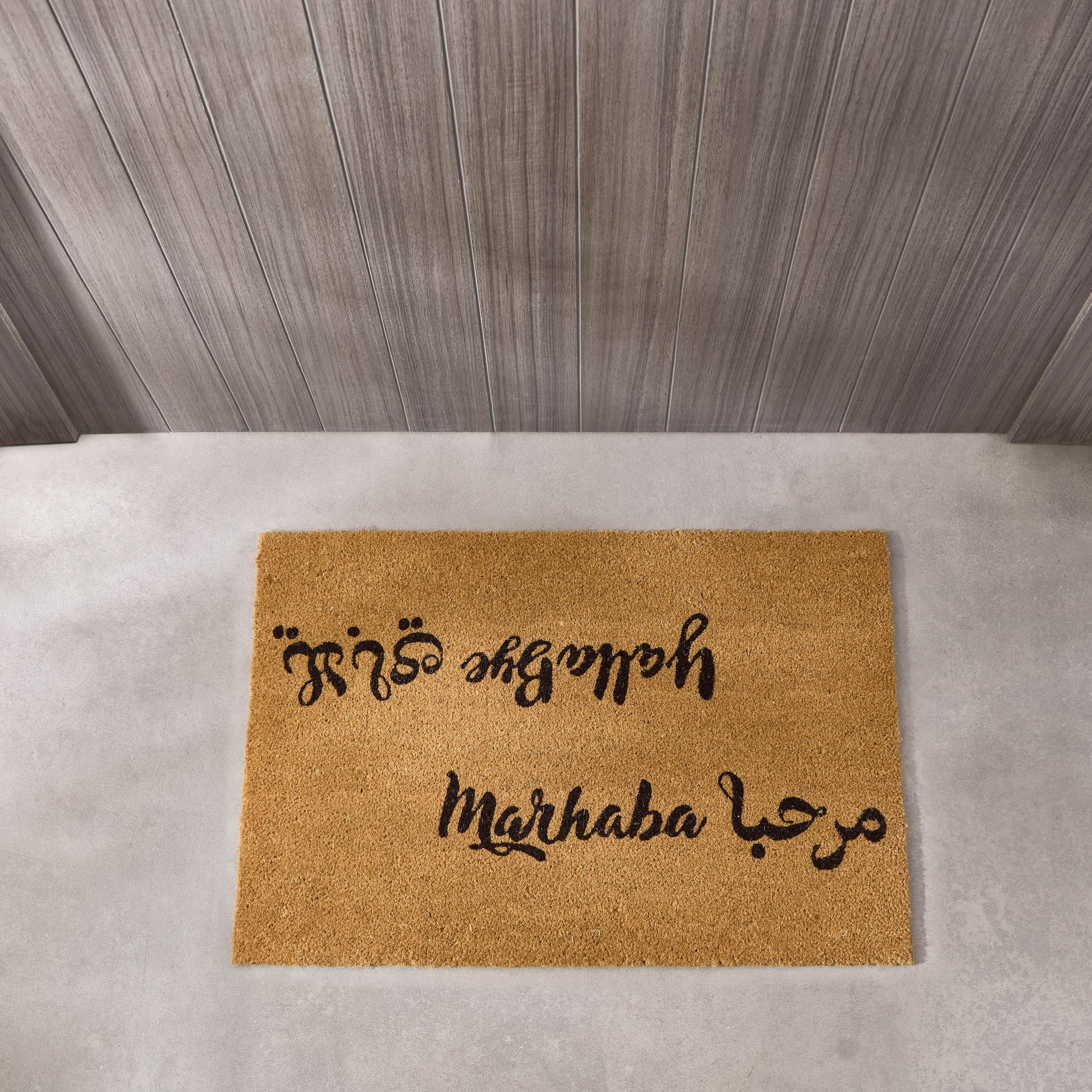 Marhaba Printed Coir Doormat with PVC Back - 60x90 cm-hbxhomeware-hbxlivingroom-image-2
