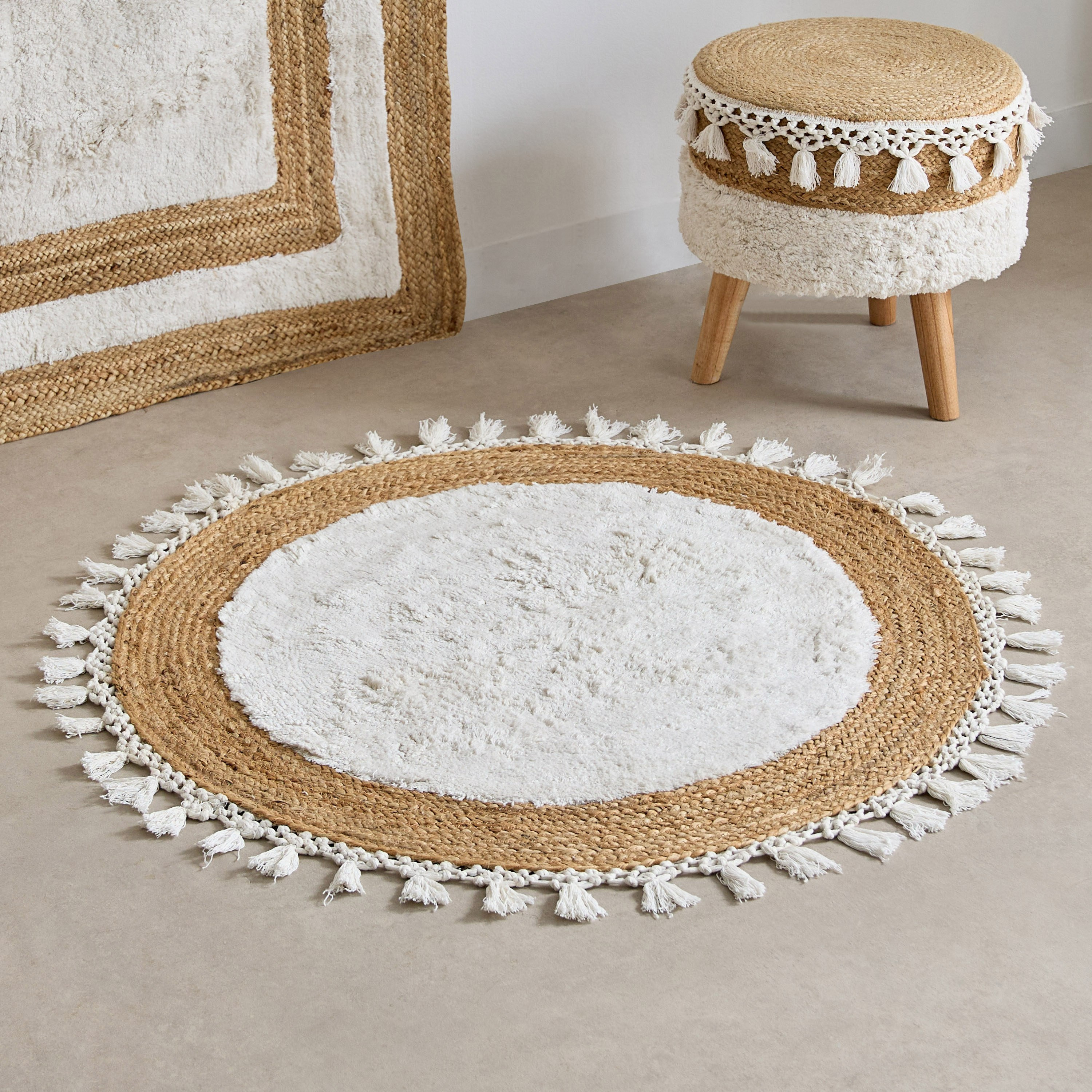 سجادة جوت مصنوعة يدويًا ميدتاون من إيكو - 90 سم-hbxdecorandfurnishings-floorcoverings-rugs-image-1