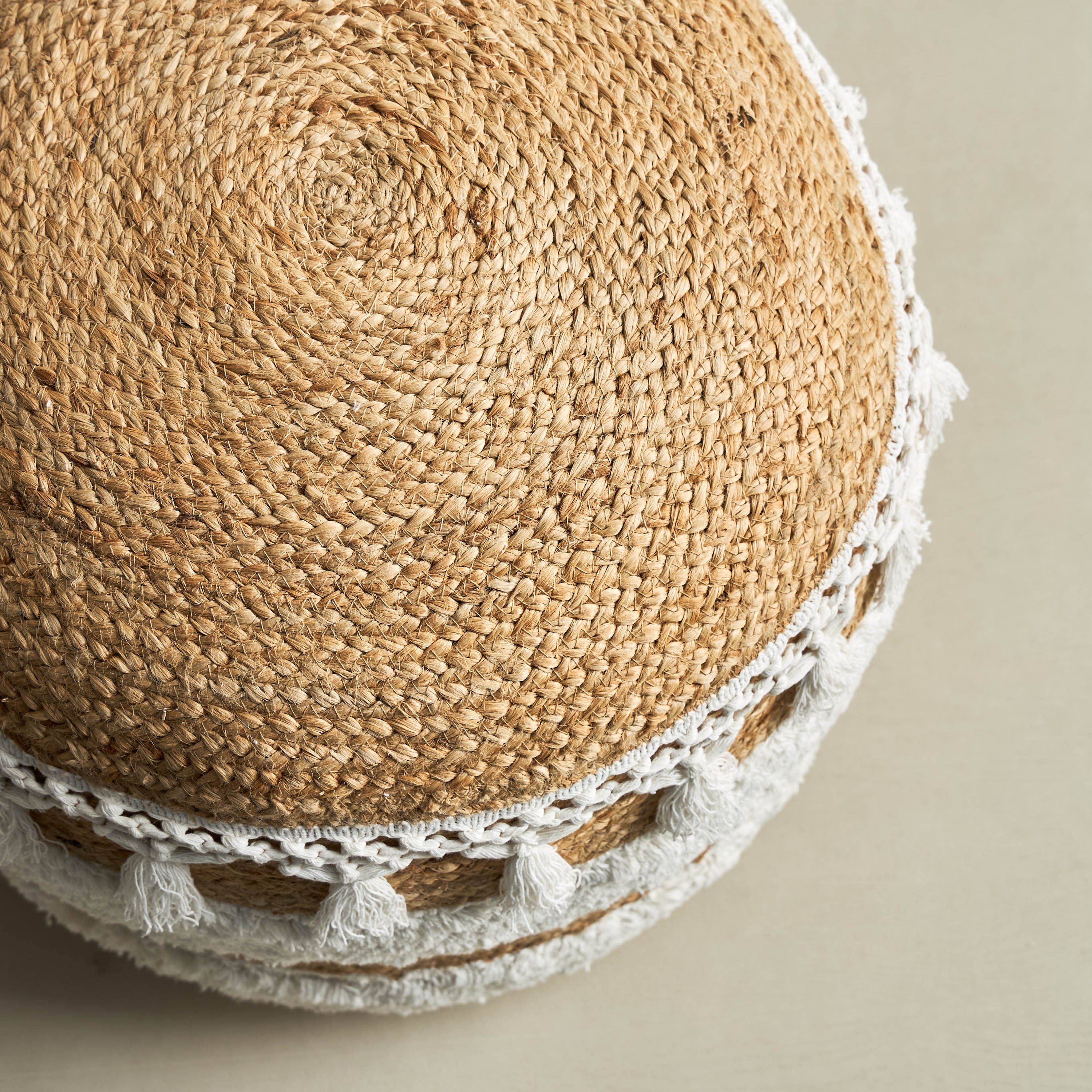 Eco Midtown Handmade Jute Pouf - 50x50x35 cm-hbxfurniture-kidsroom-kidsbeanbags-image-4