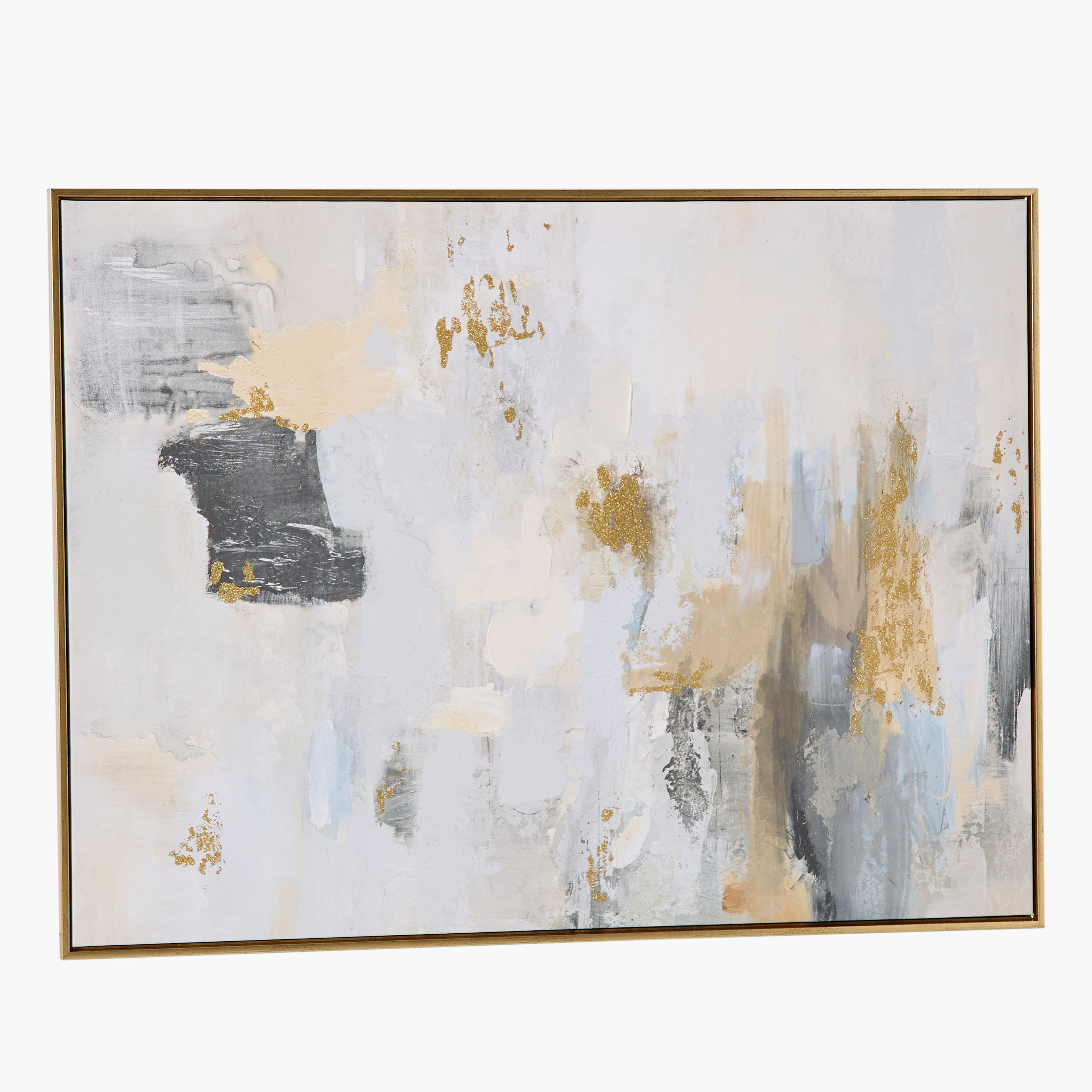 لوحة كانفاس مؤطرة مرسومة يدويًا ومزينة برقائق من فيفيد - 75×100 سم-hbxhomeware-hbxdecorandfurnishings-image-6