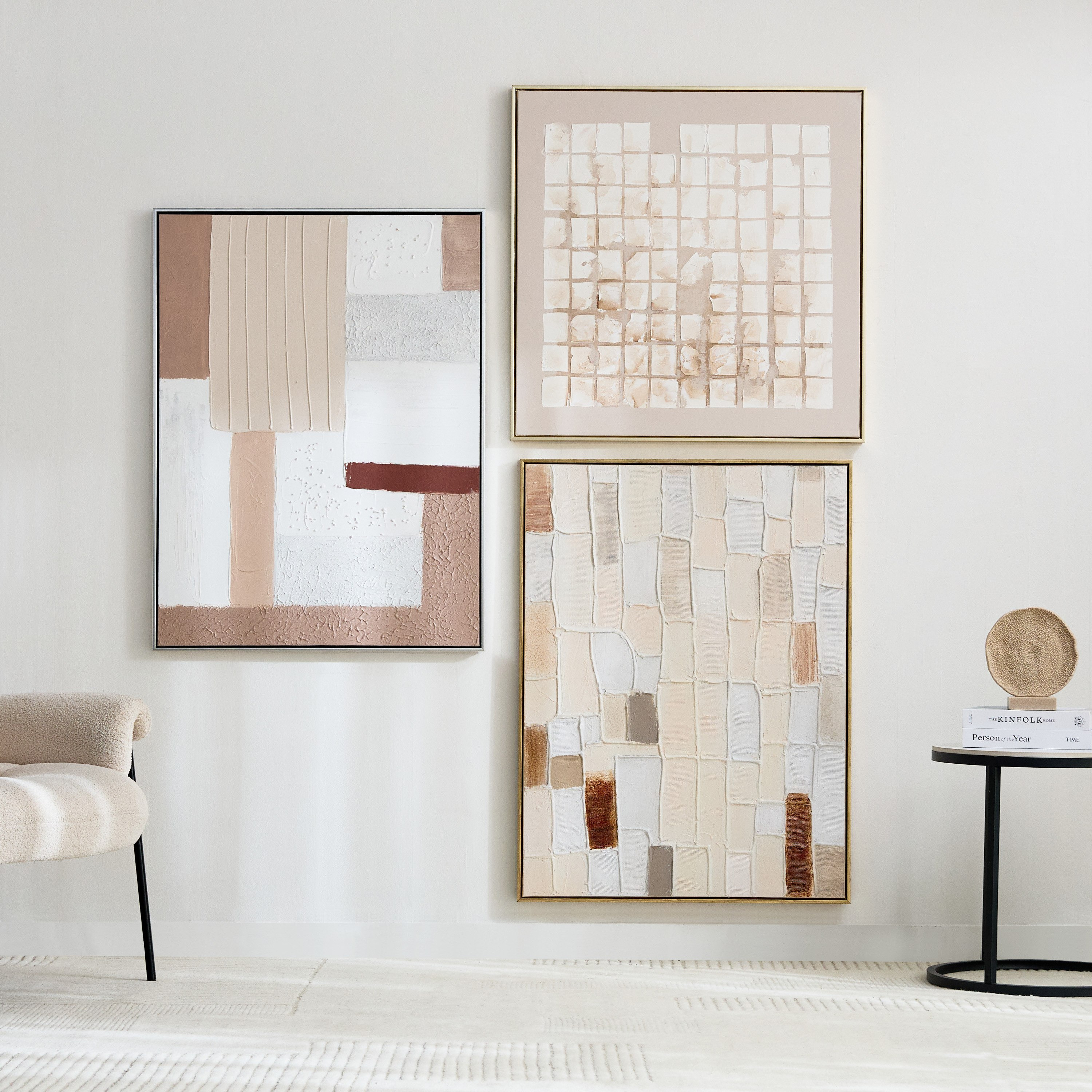 لوحة مؤطرة مرسومة يدويًا 60% من فيفيد - 80x80 سم-hbxhomeware-hbxdecorandfurnishings-image-5