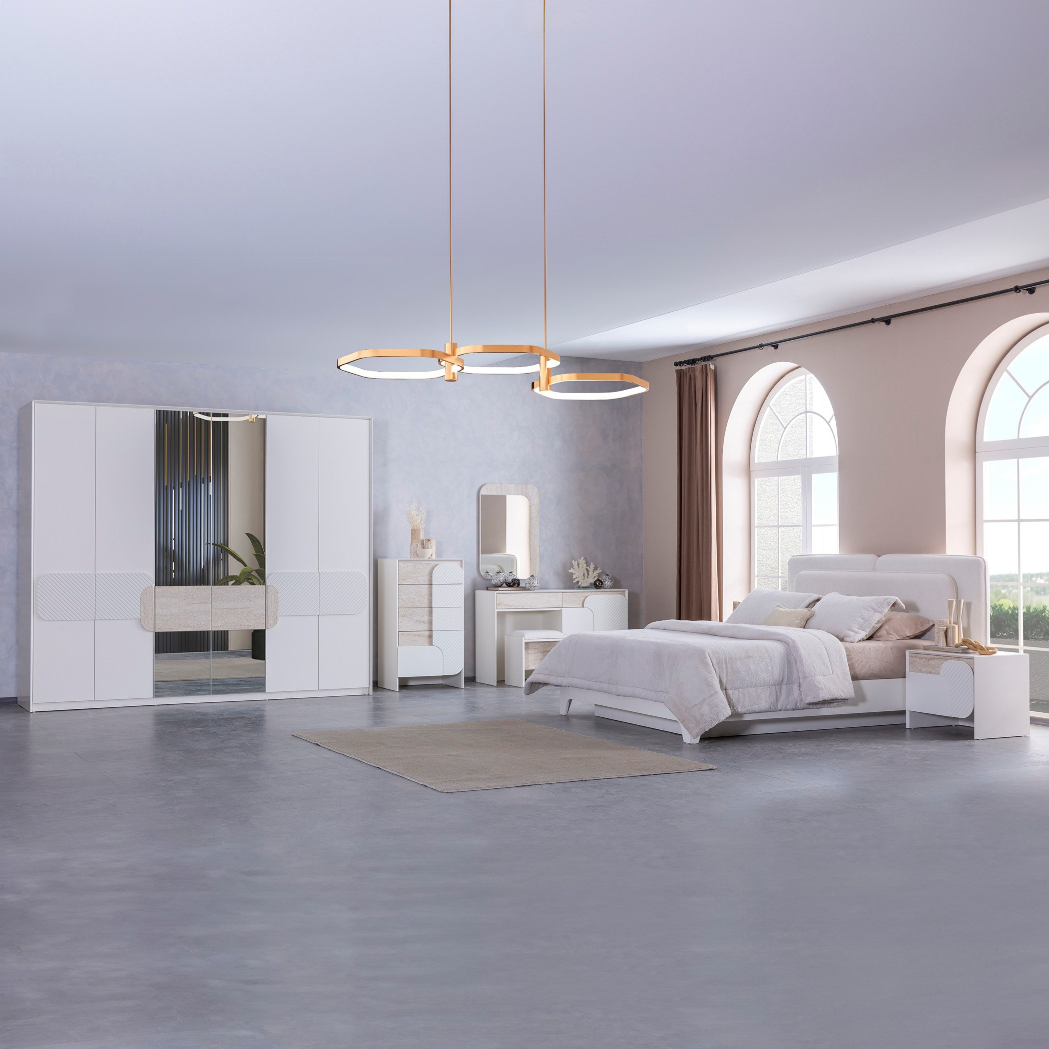 Alfa 6-Door Wardrobe with 2 Drawers and Mirror-PROMO_HB_KSA_HBX10_190925-image-7