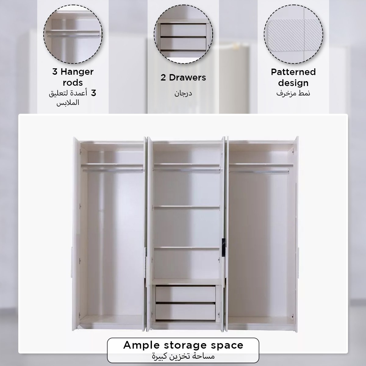 Alfa 6-Door Wardrobe with 2 Drawers and Mirror-PROMO_HB_KSA_HBX10_190925-image-6