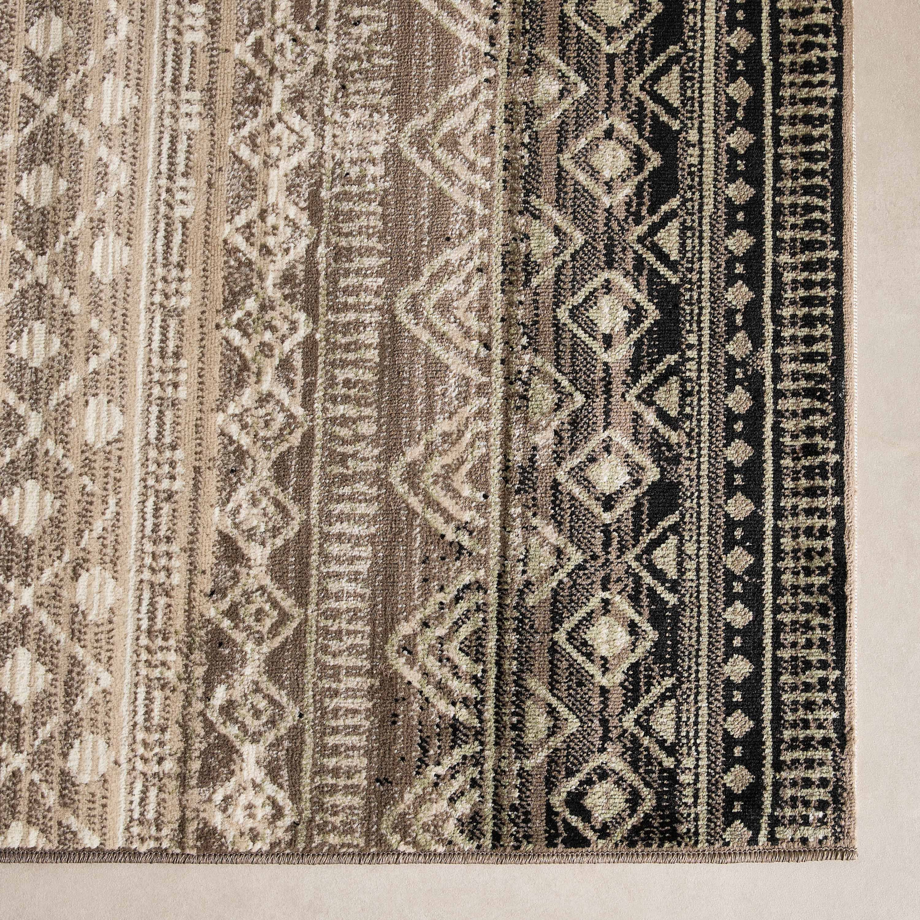 Mahreen Hinje Stain Resistant Polypropylene Rug - 110x160 cm-hbxdecorandfurnishings-floorcoverings-rugs-image-2
