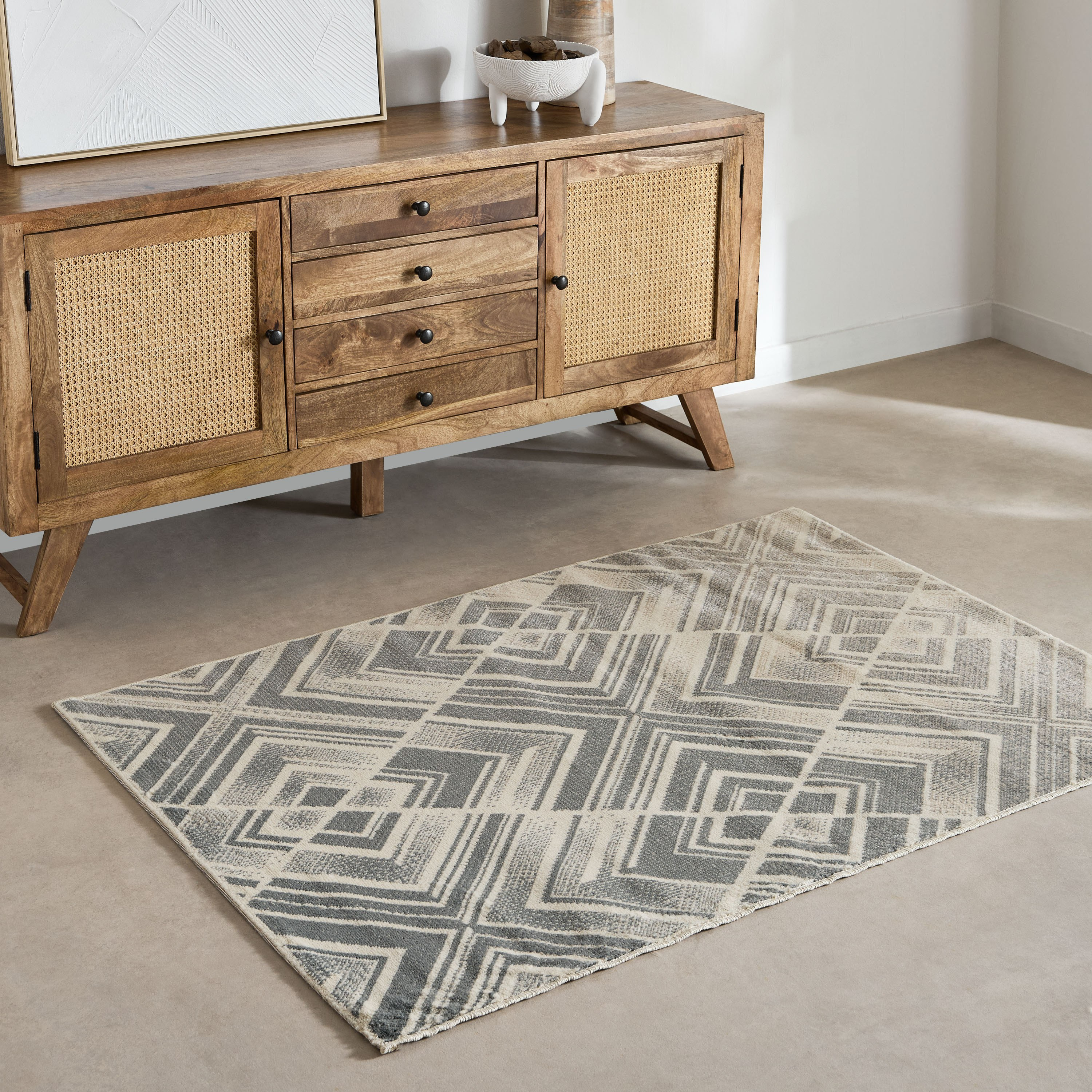سجادة بولي بروبيلين مقاومة للبقع بلوم من ماهرين - 110x160 سم-hbxdecorandfurnishings-floorcoverings-rugs-image-5