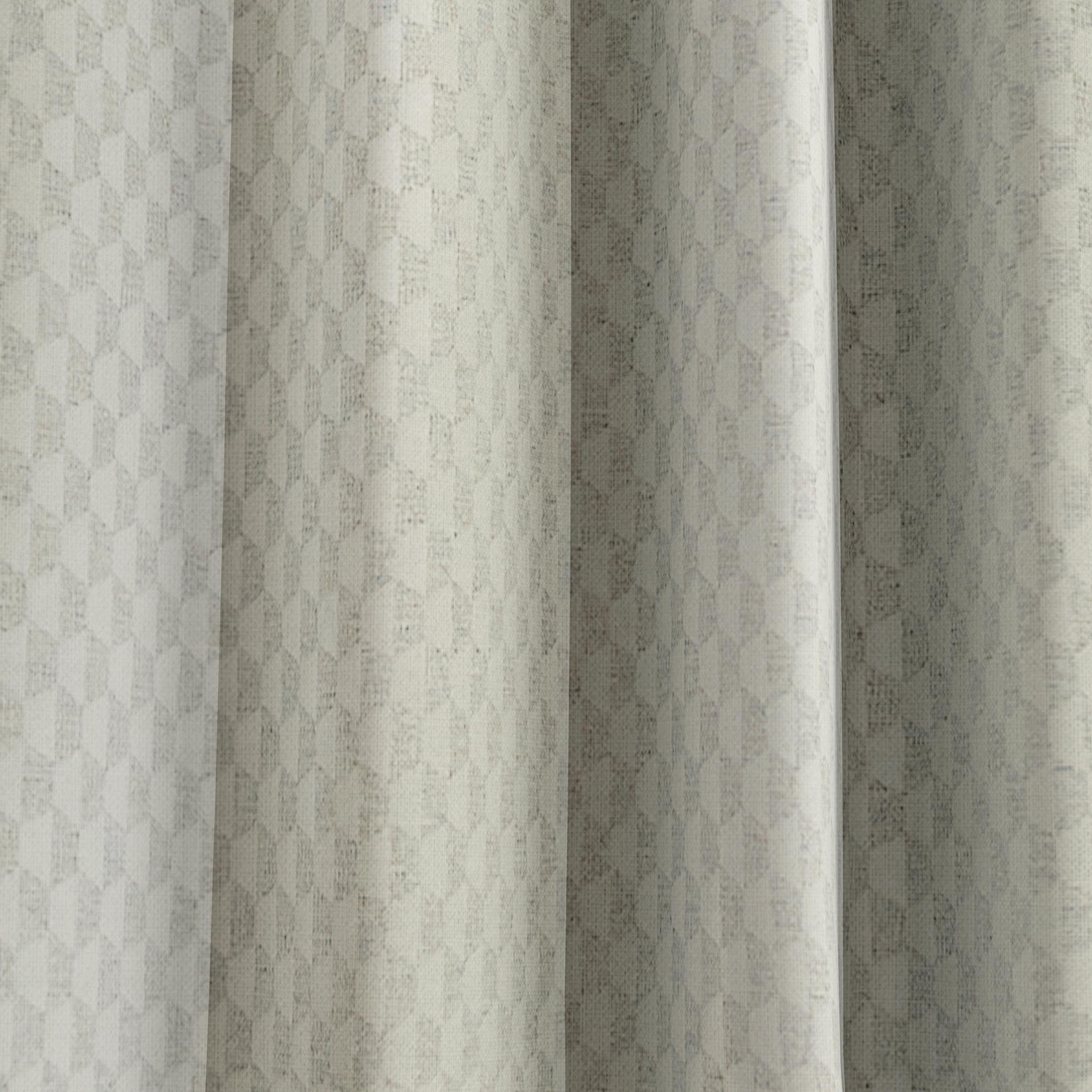طقم ستائر جاكار طويلة جدًا قطعتين هيكسا من أرتيزان - 135x300 سم-hbxhomeware-hbxlivingroom-image-3