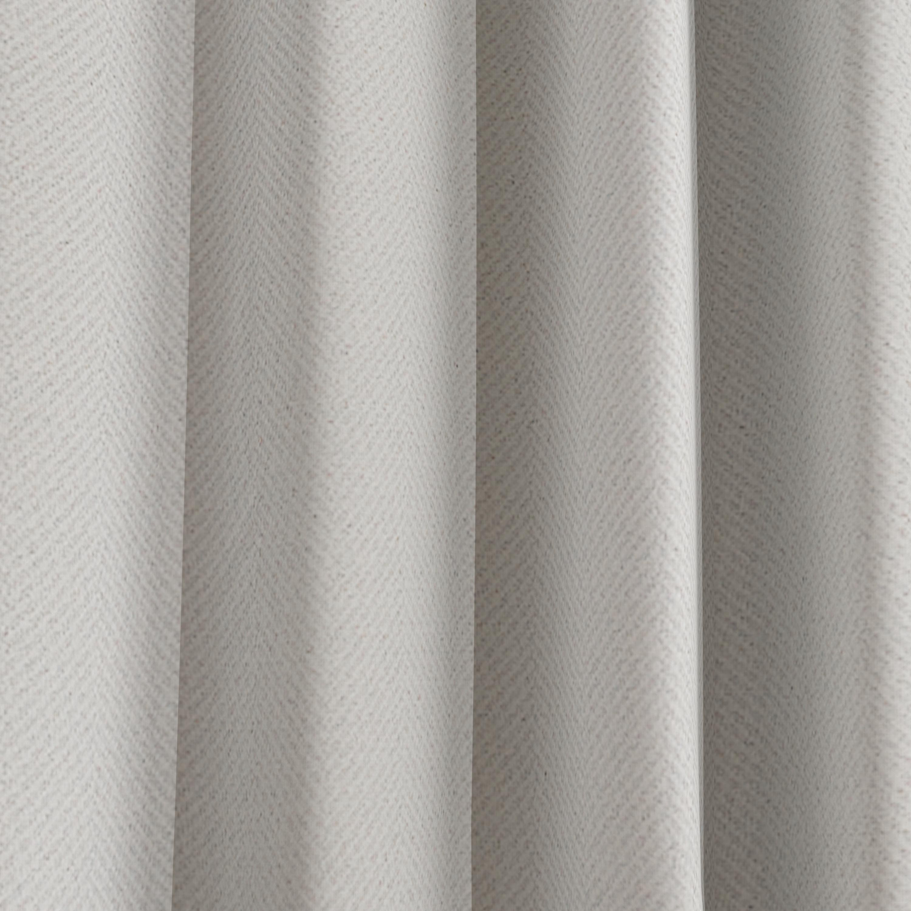 طقم ستائر جاكار طويلة جدًا قطعتين شيفرون من أرتيزان - 135x300 سم-hbxhomeware-hbxlivingroom-image-3