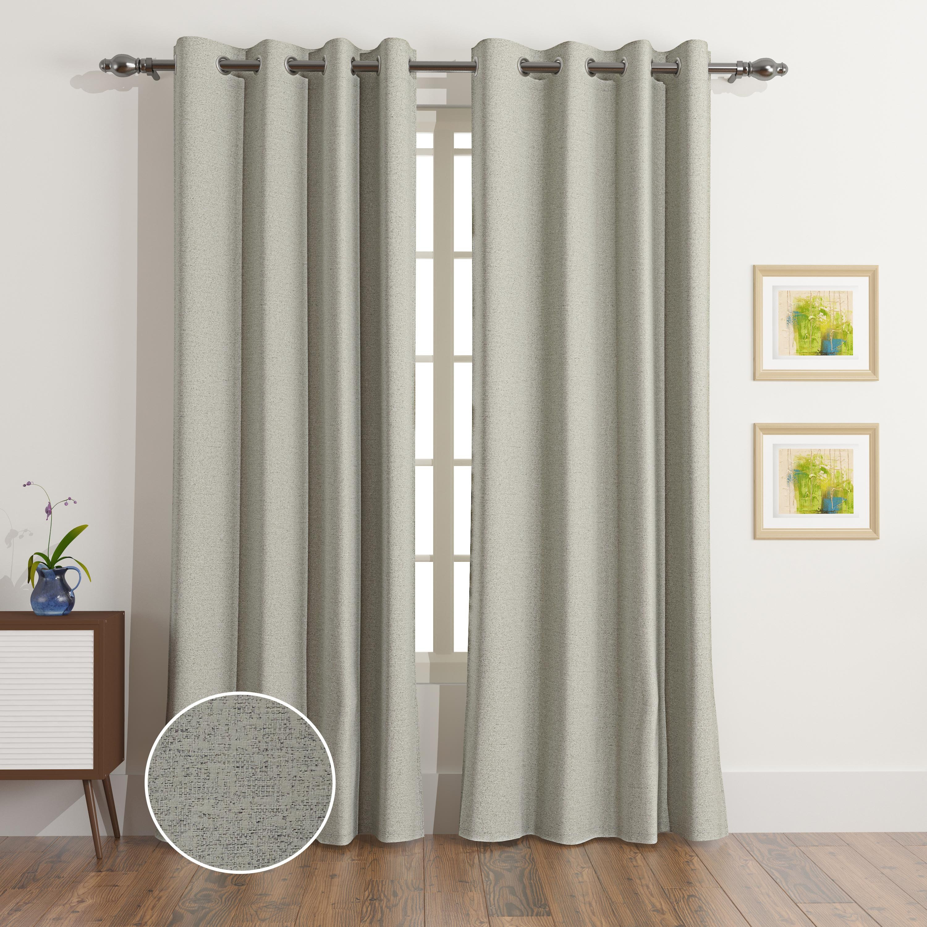طقم ستائر جاكار طويلة جدًا قطعتين يورك من أرتيزان - 135x300 سم-hbxhomeware-hbxlivingroom-image-1