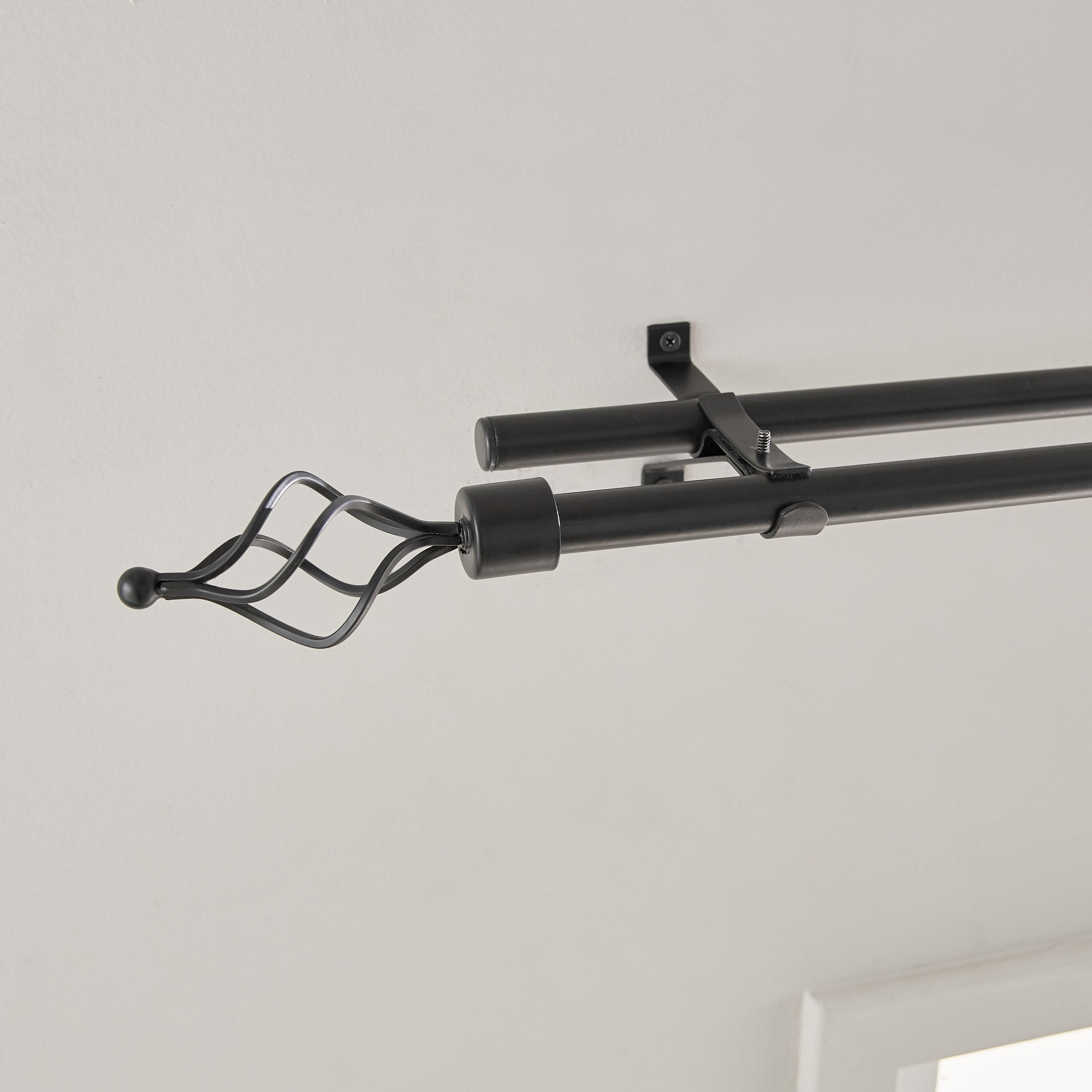 قضبان ستائر مزدوجة قابلة للتمدّد من إميلي - 110-200 سم-hbxhomeware-hbxlivingroom-image-1