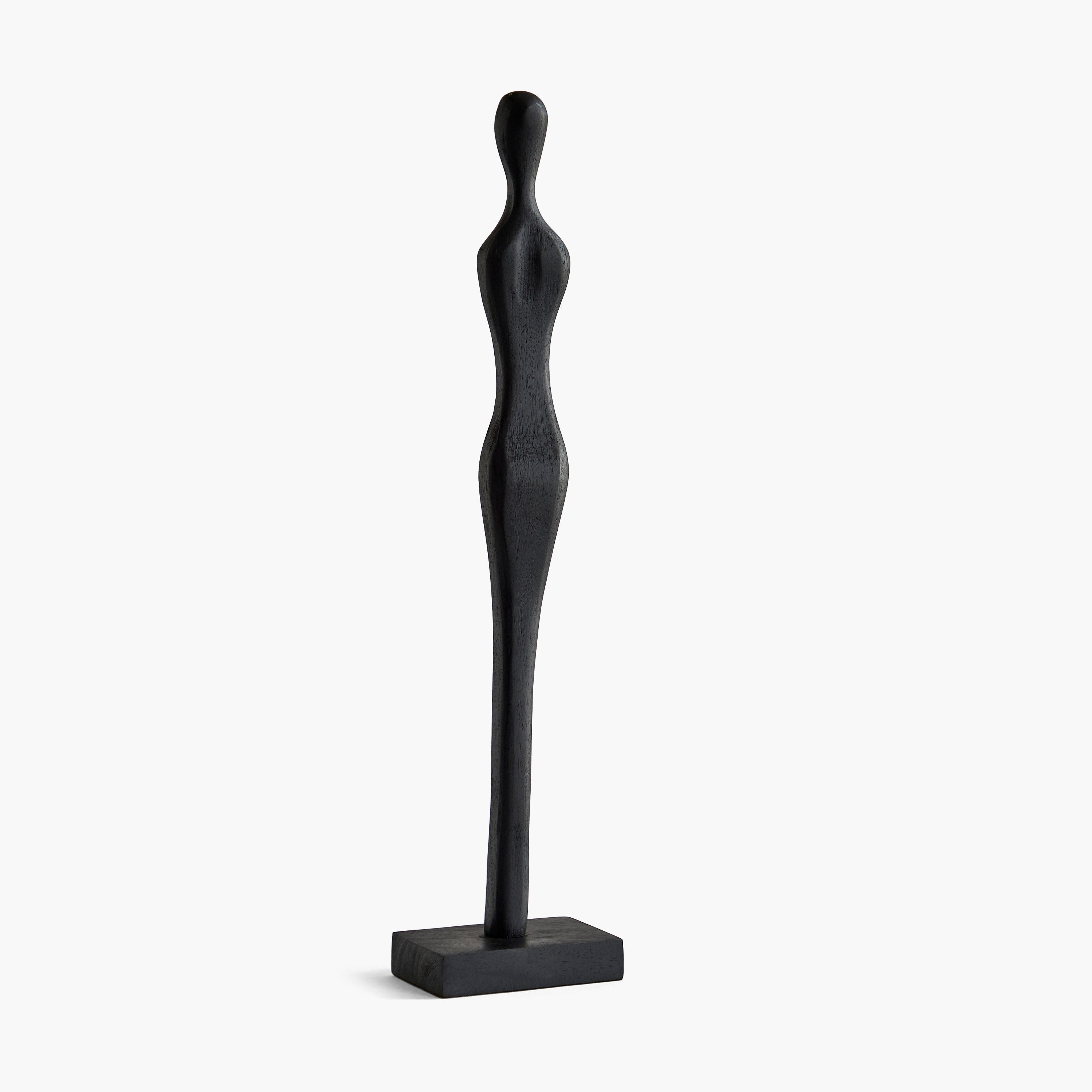 Rayon Wooden Human Figurine Table Decor with Wooden Base - 12x7.5x54 cm-hbxhomeware-homedecor-figurinesandornaments-image-7