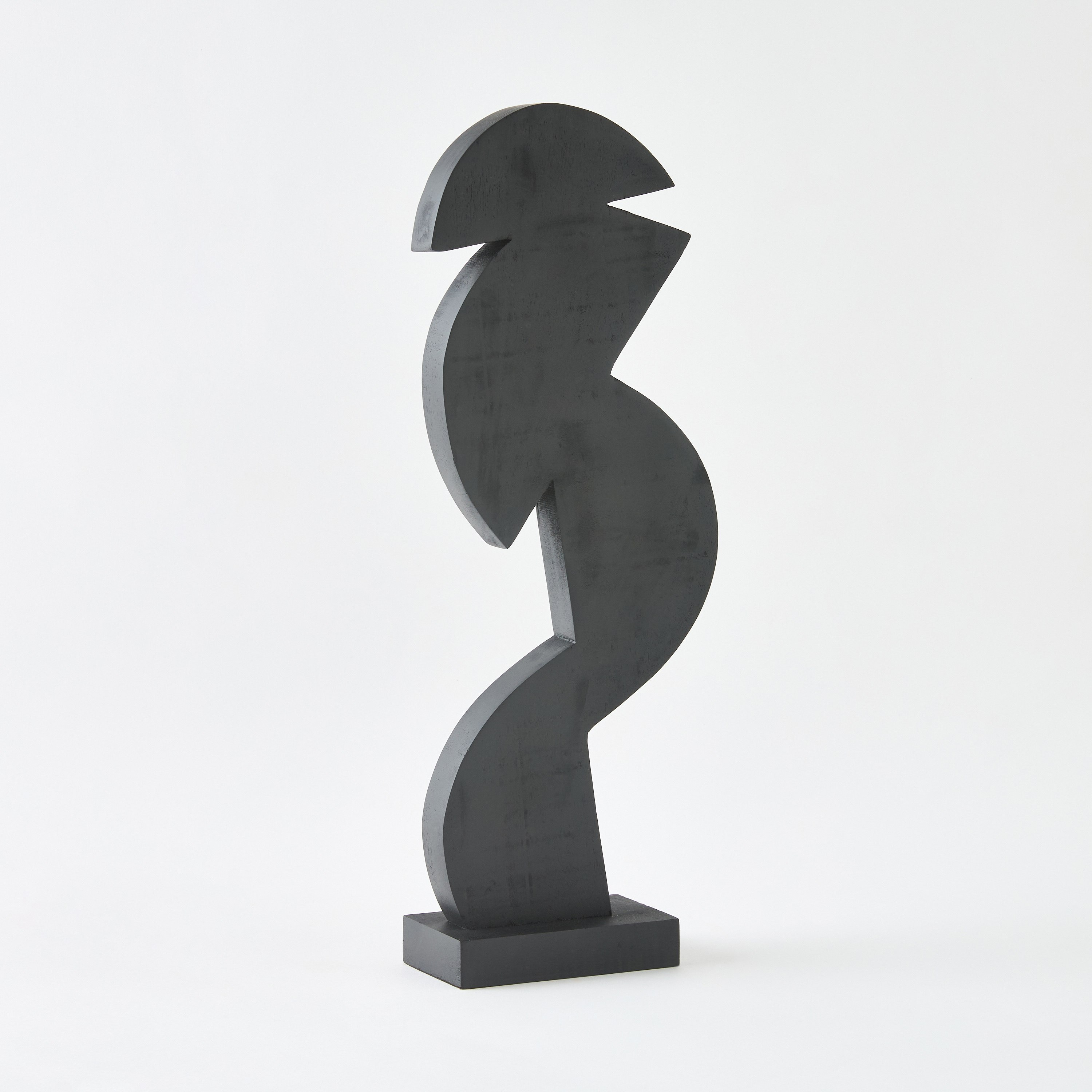 Rayon Wooden Abstract Table Accent with Base - 15.5x7.5x47.5 cm-hbxhomeware-homedecor-figurinesandornaments-image-8
