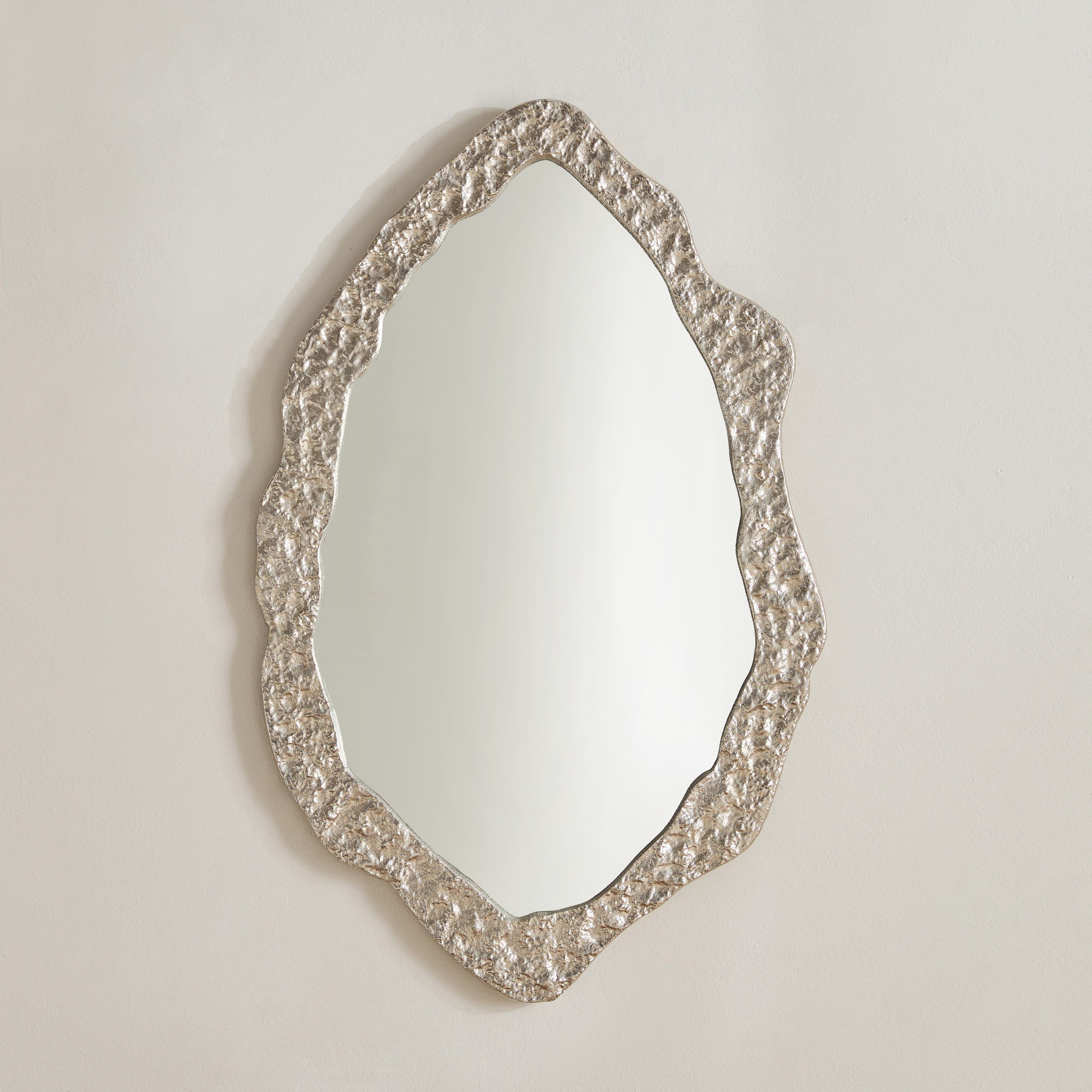 مرآة فاخرة ألومنيوم بتصميم عضوي من رايون - 43×2×70 سم-hbxhomeware-hbxdecorandfurnishings-image-2