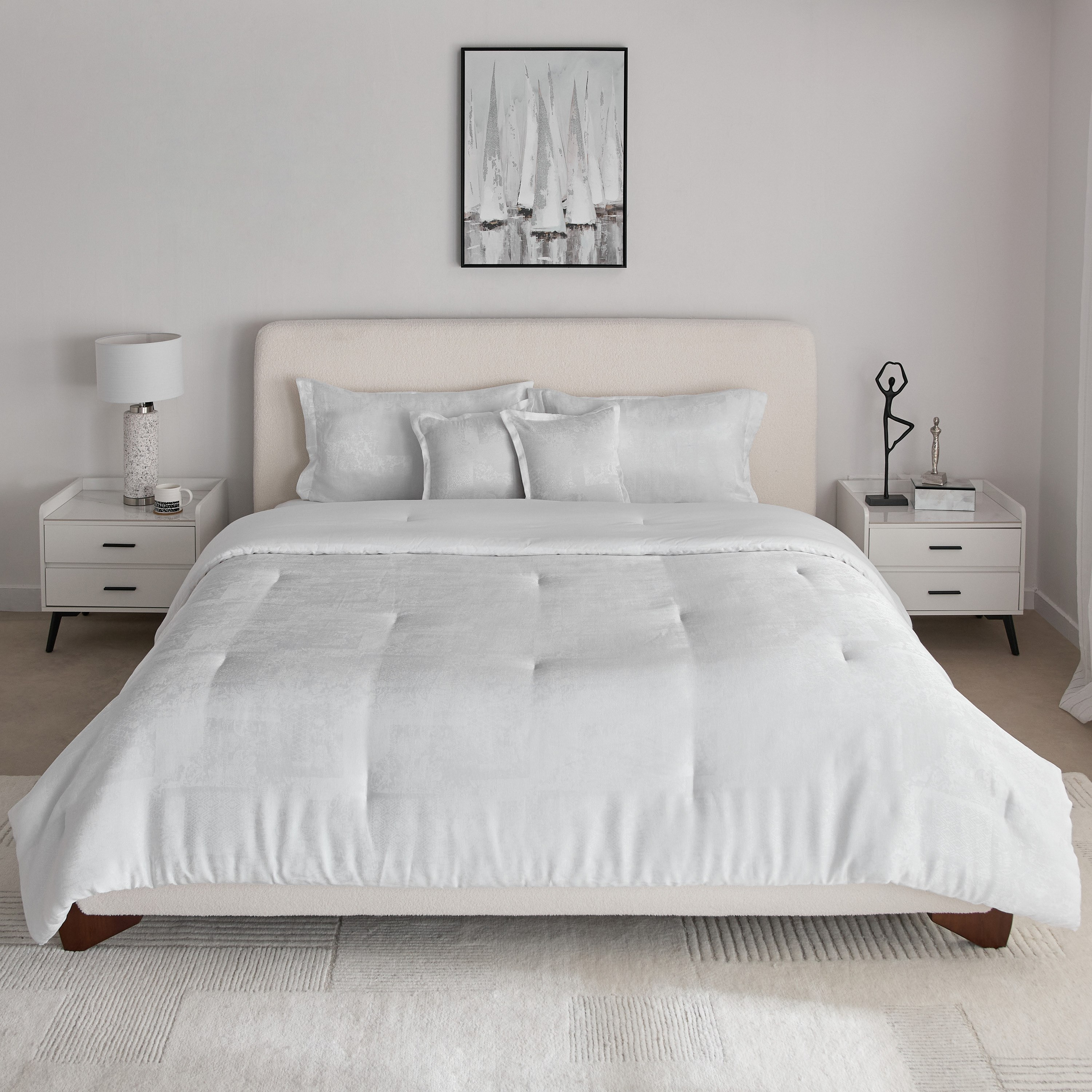 Whitebliss Ornate 5-Piece Jacquard King Comforter Set - 220x240 cm-hbxhomeware-hbxbedroom-image-3