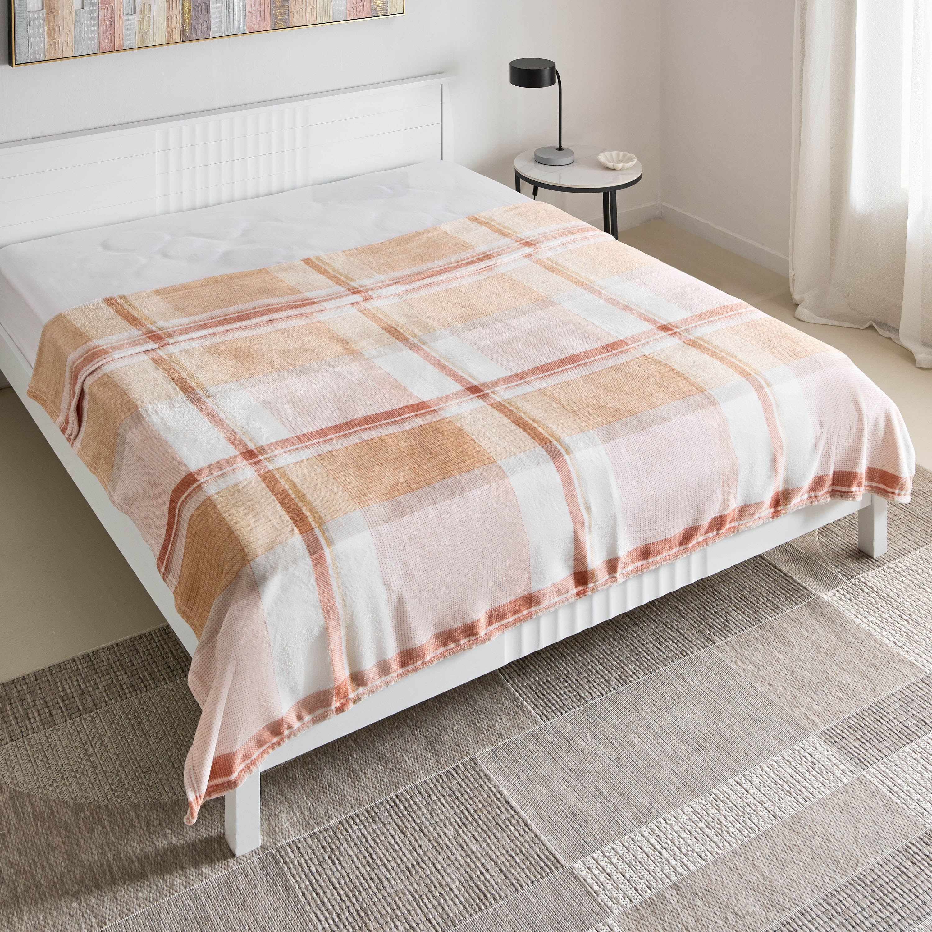 بطانية فلانيل كوين بطبعات من ماتريكس - 200x220 سم-hbxhomeware-hbxbedroom-image-1