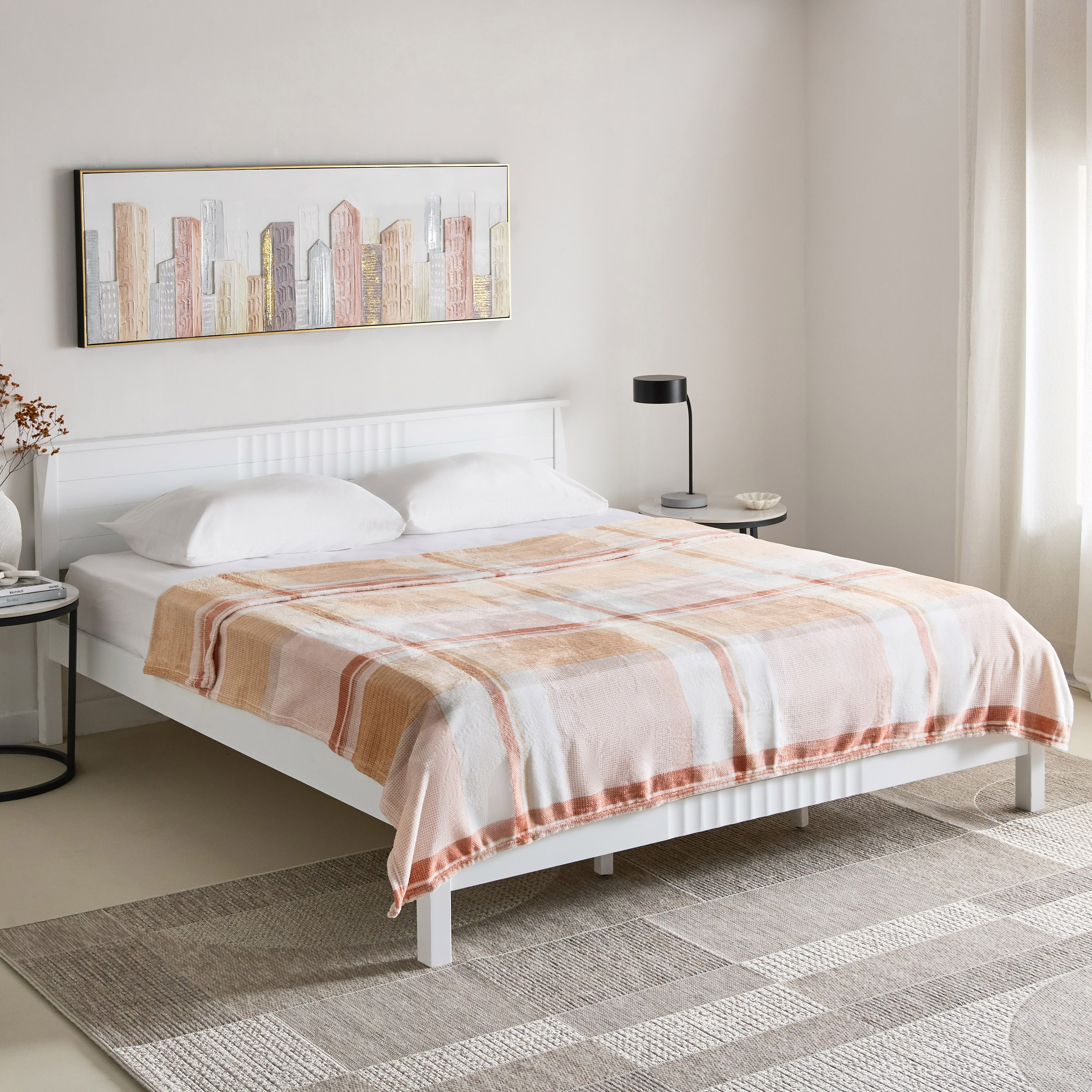 بطانية فلانيل كوين بطبعات من ماتريكس - 200x220 سم-hbxhomeware-hbxbedroom-image-6