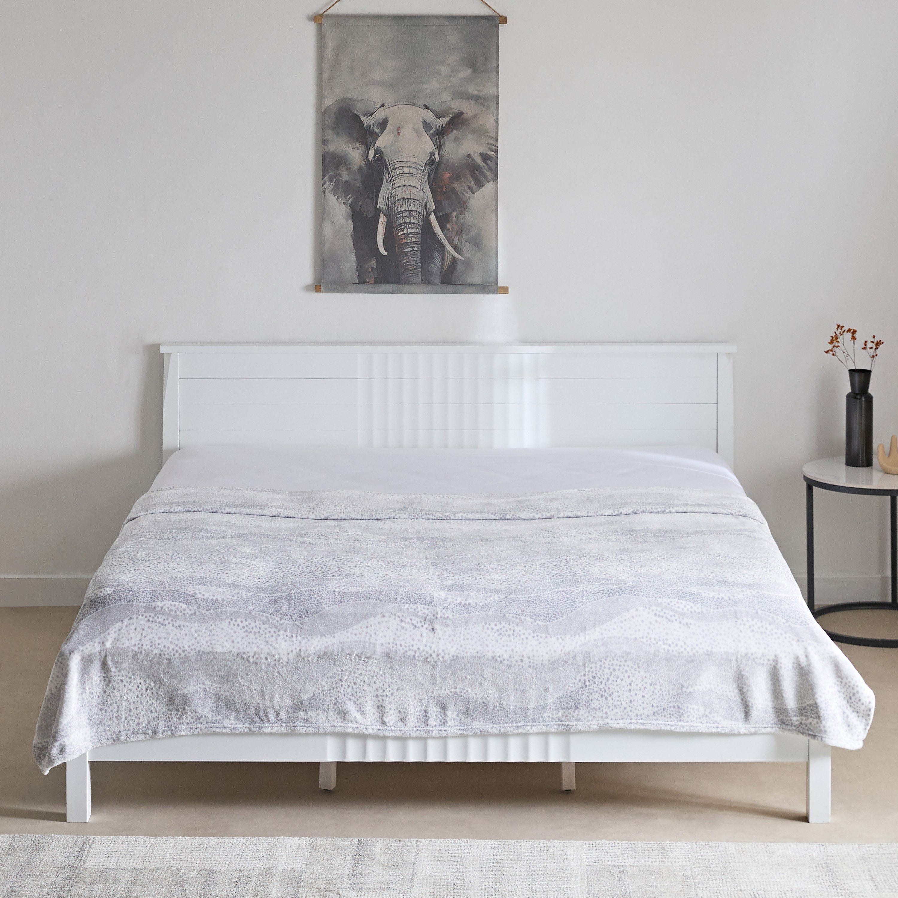 بطانية فلانيل كوين بطبعات ريمي من ماتريكس - 200x220 سم-hbxhomeware-hbxbedroom-image-2