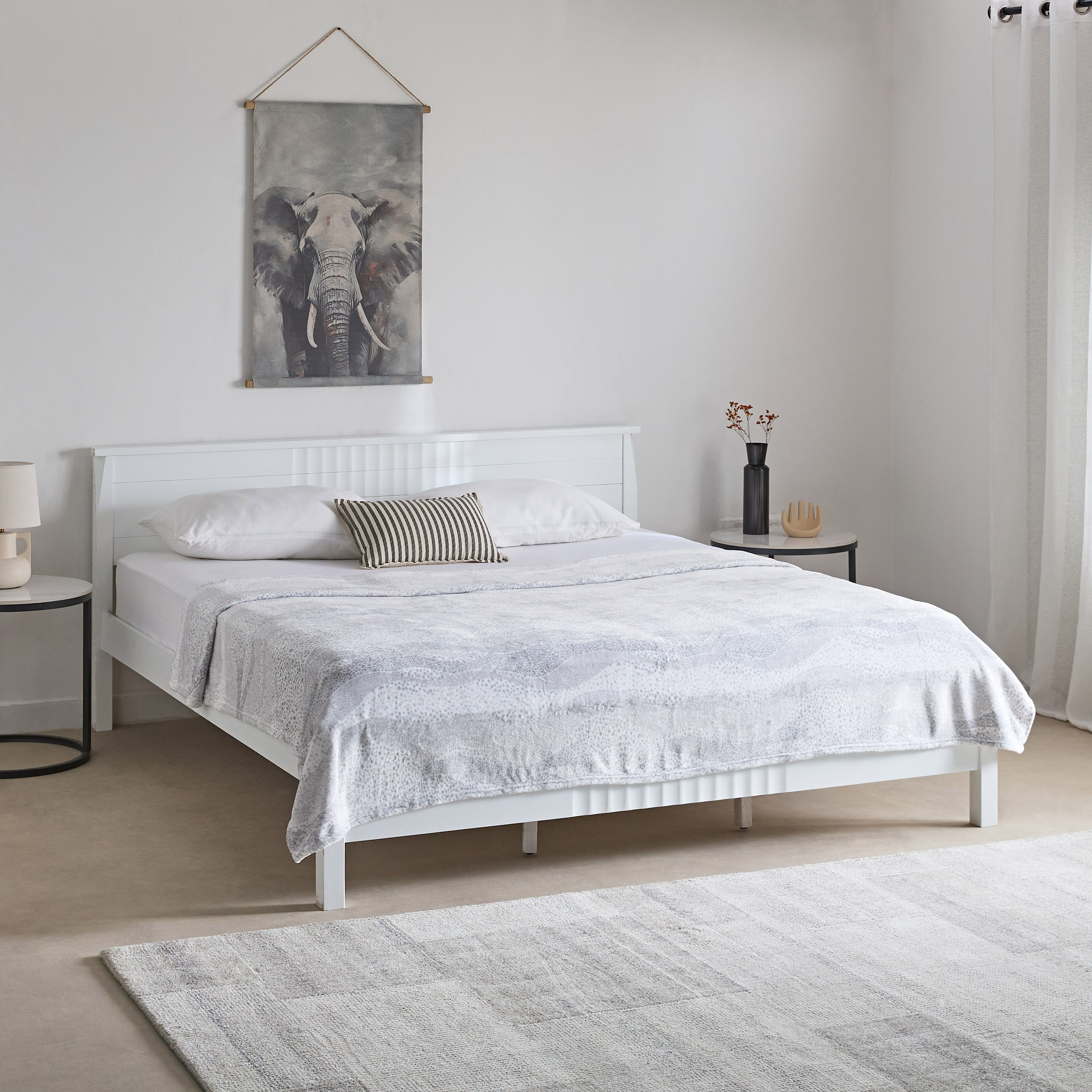 بطانية فلانيل كوين بطبعات ريمي من ماتريكس - 200x220 سم-hbxhomeware-hbxbedroom-image-6