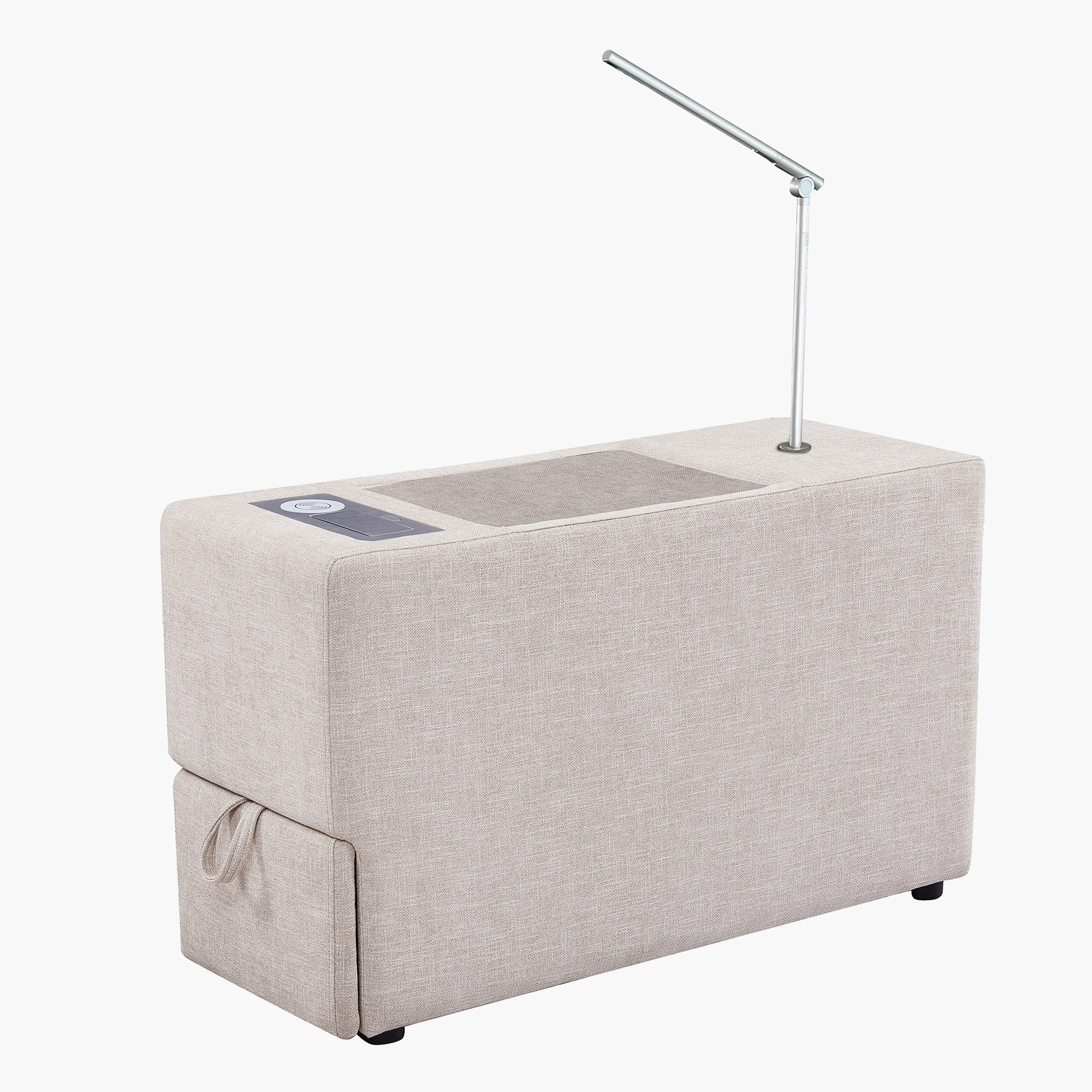 Imodular Fabric Console with Wireless Charger Drawer and Reading Light-hbxlivingroom-sofasandarmchairs-modularsofas-image-1
