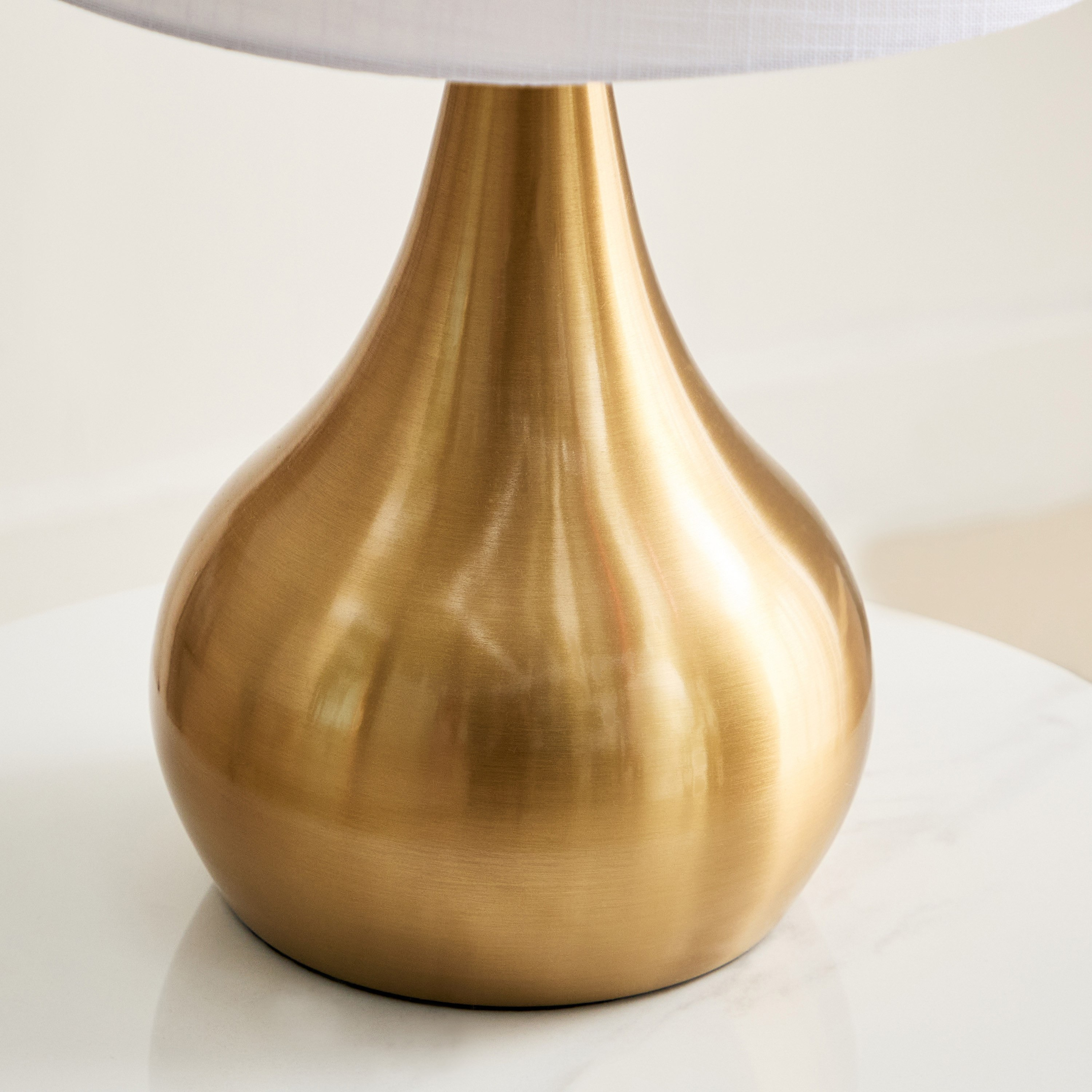 Antark Metal Table Lamp with Linen Shade - 30x48 cm-PROMO_HB_AE_B1G1_250925-image-3