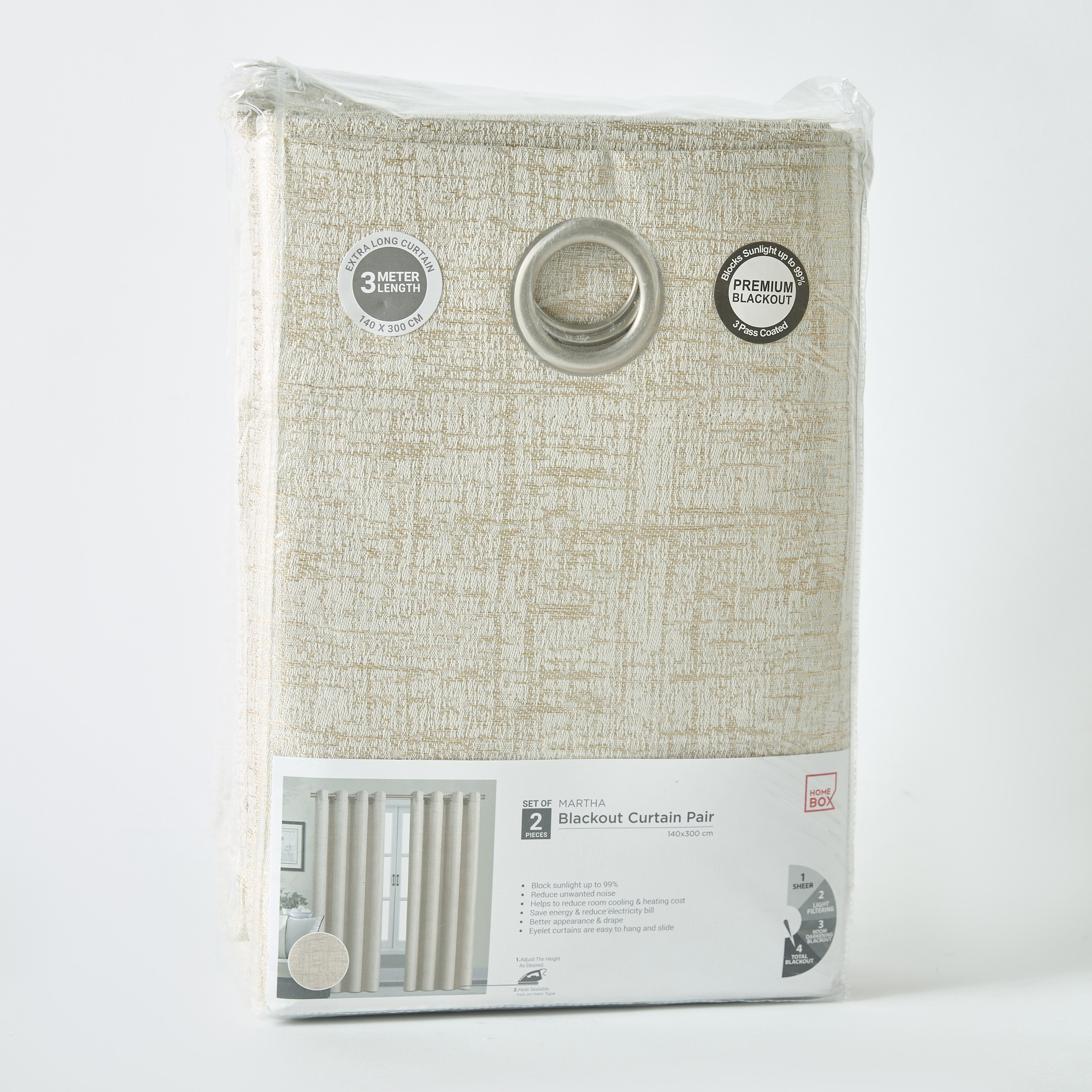 Martha 2-Piece Jacquard Extra Long Blackout Curtain Set - 140x300 cm-hbxhomeware-hbxlivingroom-image-4