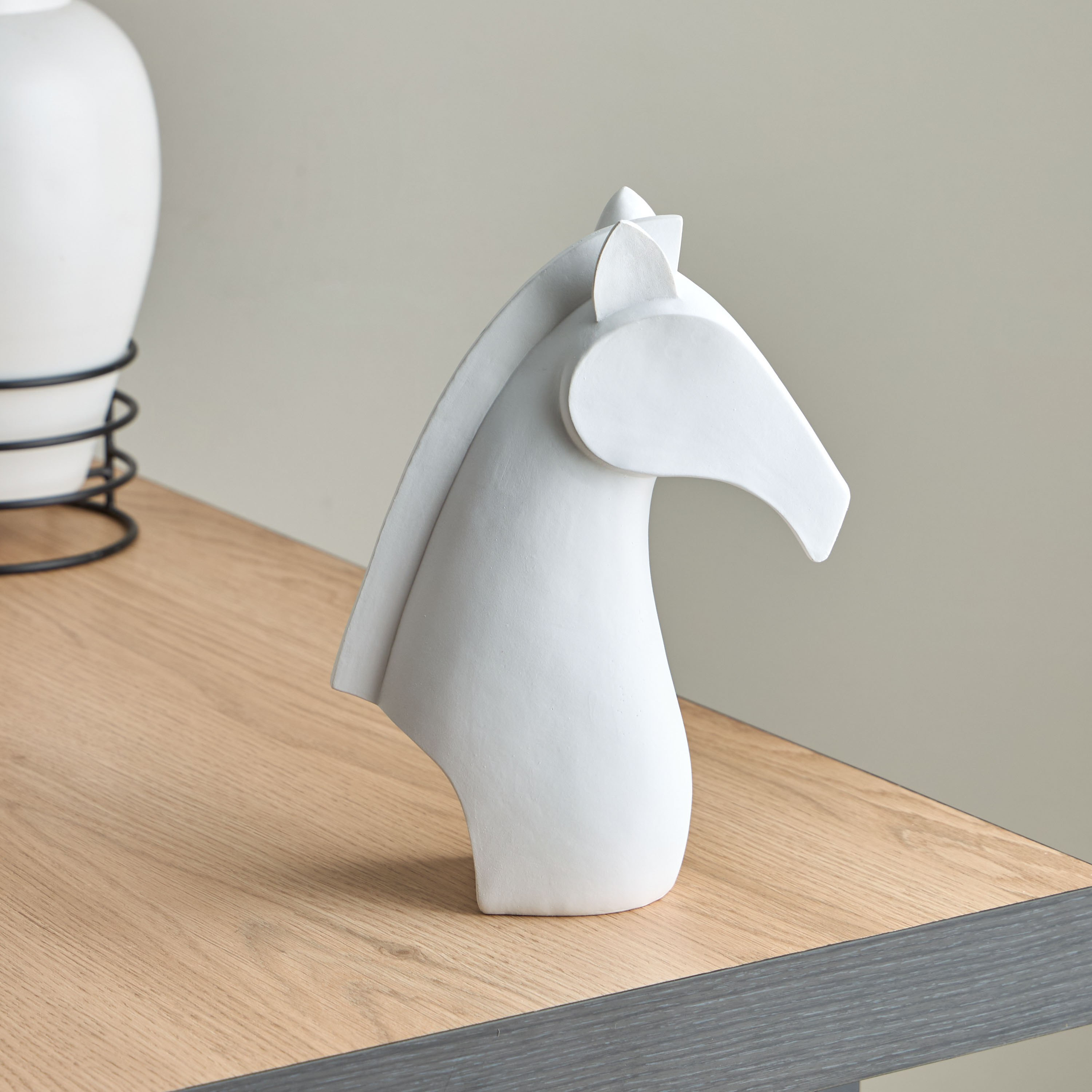Wren Polyresin Horse Head Decorative Accent - 16x7x22 cm-hbxhomeware-homedecor-figurinesandornaments-image-1