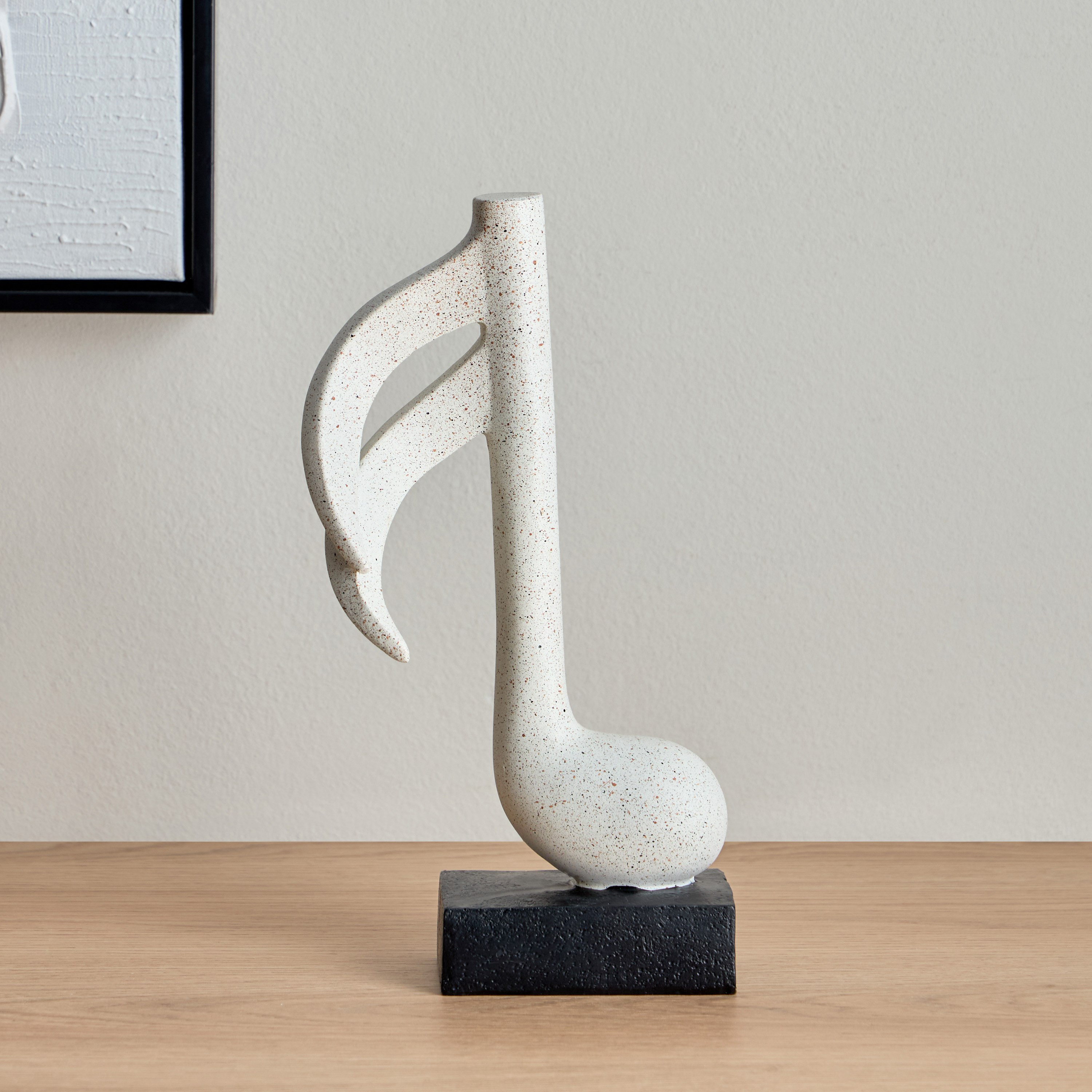 قطعة ديكور نوتة موسيقية تجريدية بوليريسن من رين - 14x7x27 سم-hbxhomeware-homedecor-figurinesandornaments-image-1
