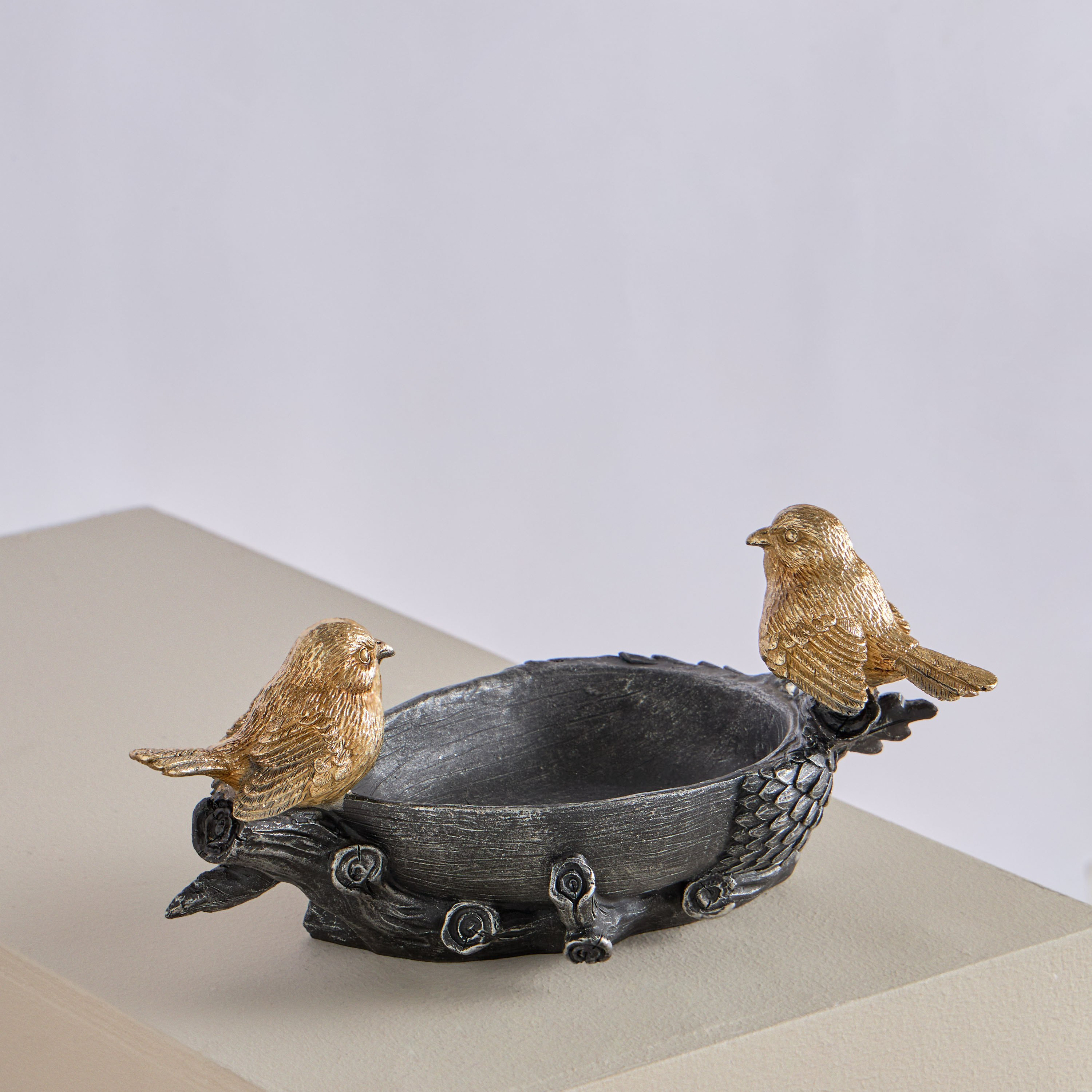 Wren Polyresin Bird Decorative Platter - 29x15x14 cm-PROMO_HB_AE_B1G1_250925-image-3