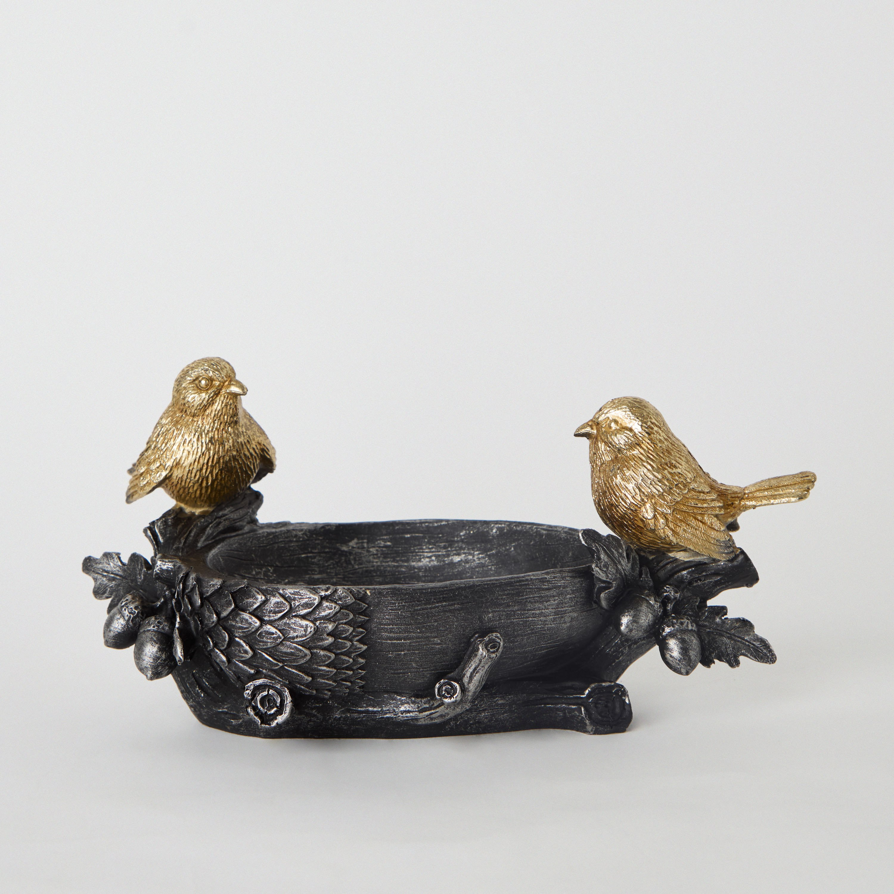 Wren Polyresin Bird Decorative Platter - 29x15x14 cm-PROMO_HB_AE_B1G1_250925-image-6