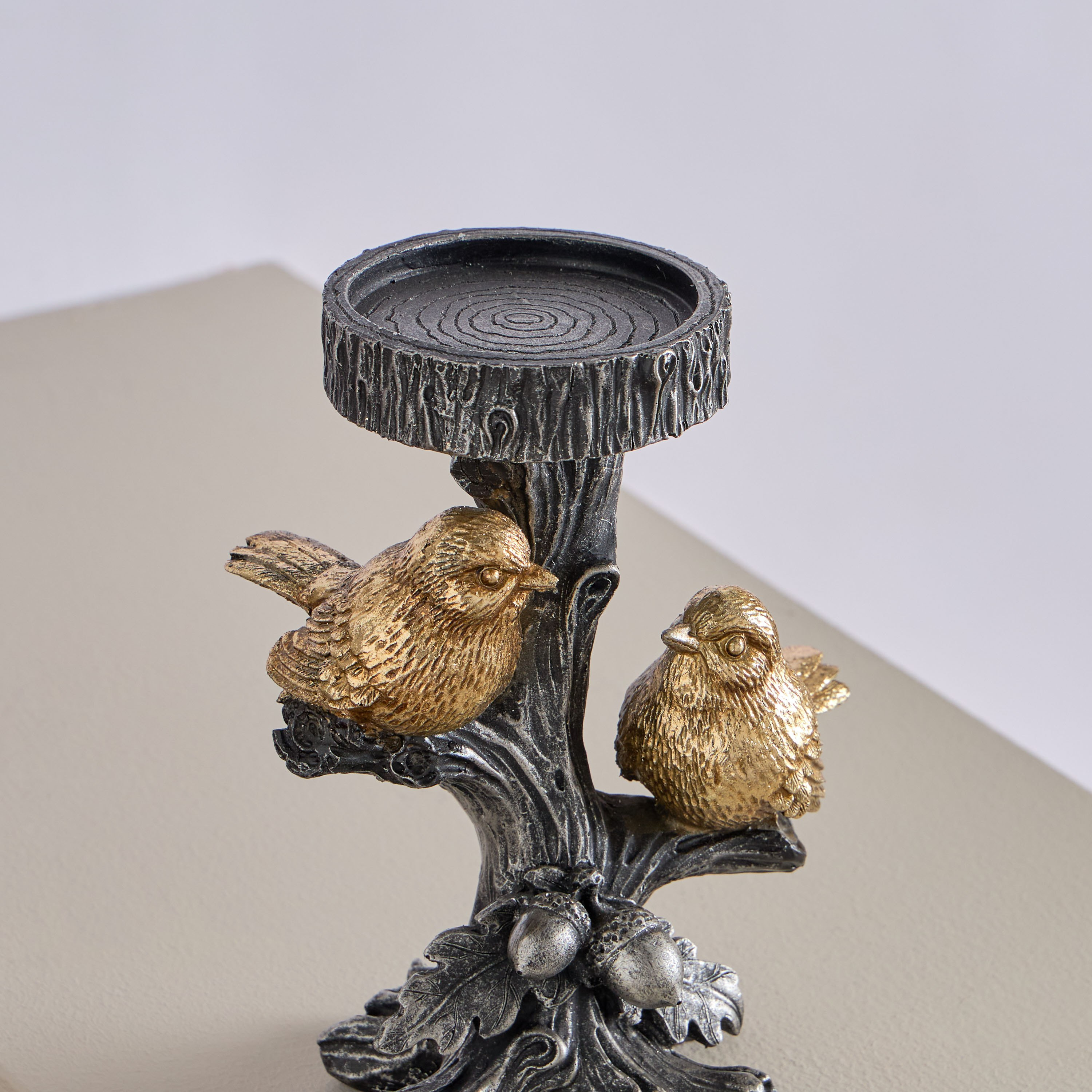 Wren Bird with Tealight Holder - 15.5x11.5x19.5 cm-hbxlivingroom-decorandaccessories-candleholders-image-3