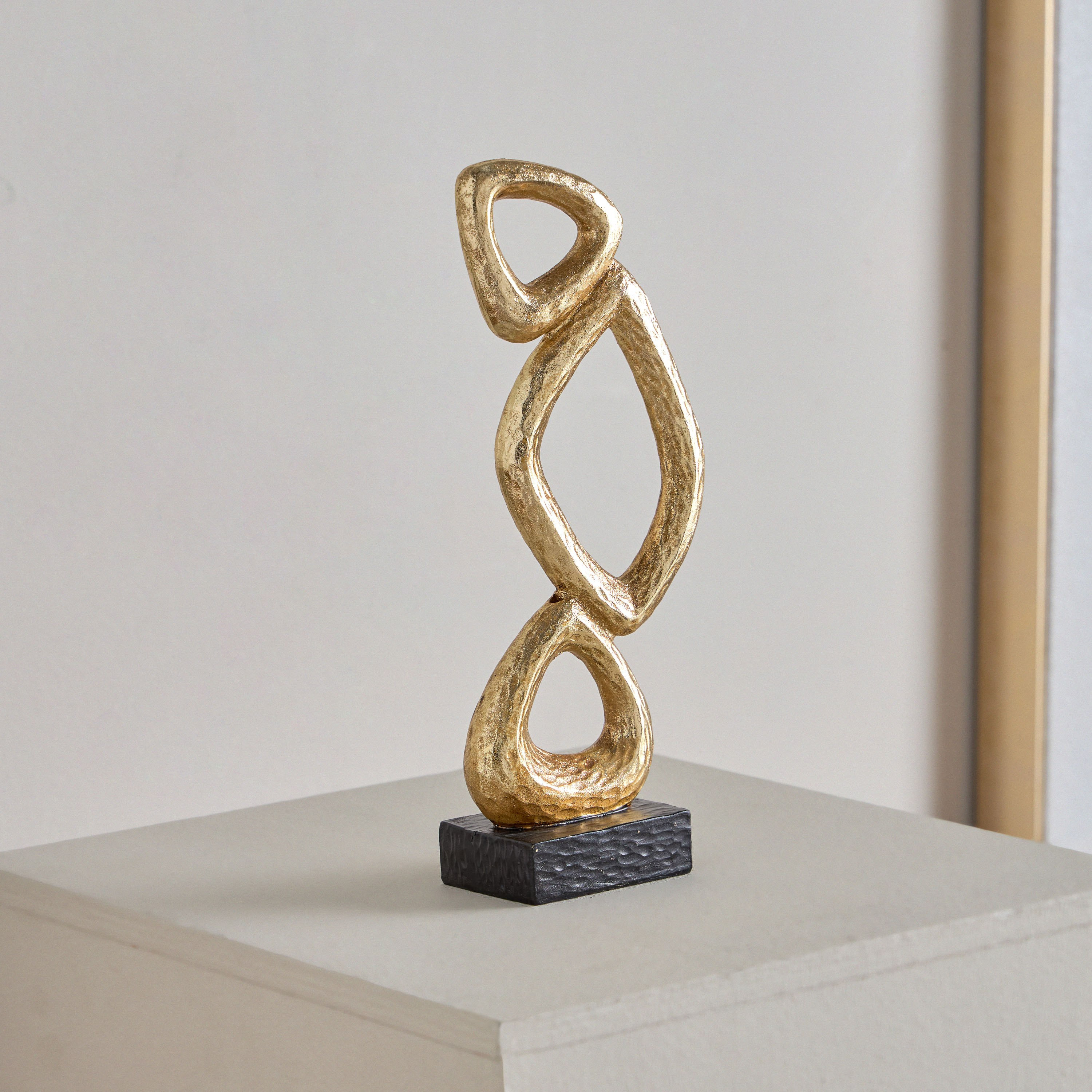 زخرفة تجريدية من البولي ريزين من رين - 11x5x27 سم-hbxhomeware-homedecor-figurinesandornaments-image-1