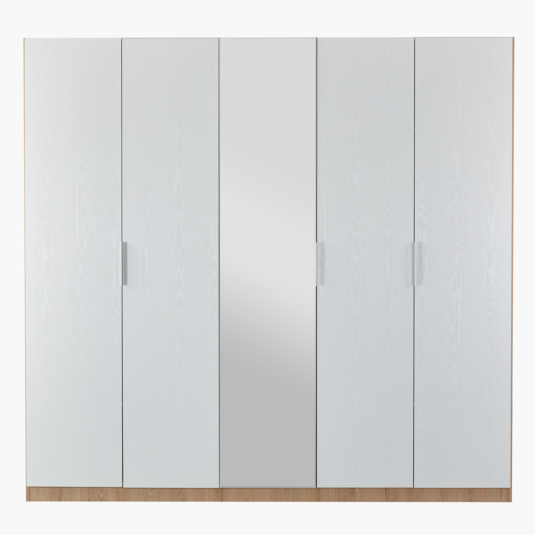 خزانة ملابس بـ5 أبواب ومرآة كاملة من ميلان-hbxfurniture-wardrobes-image-2