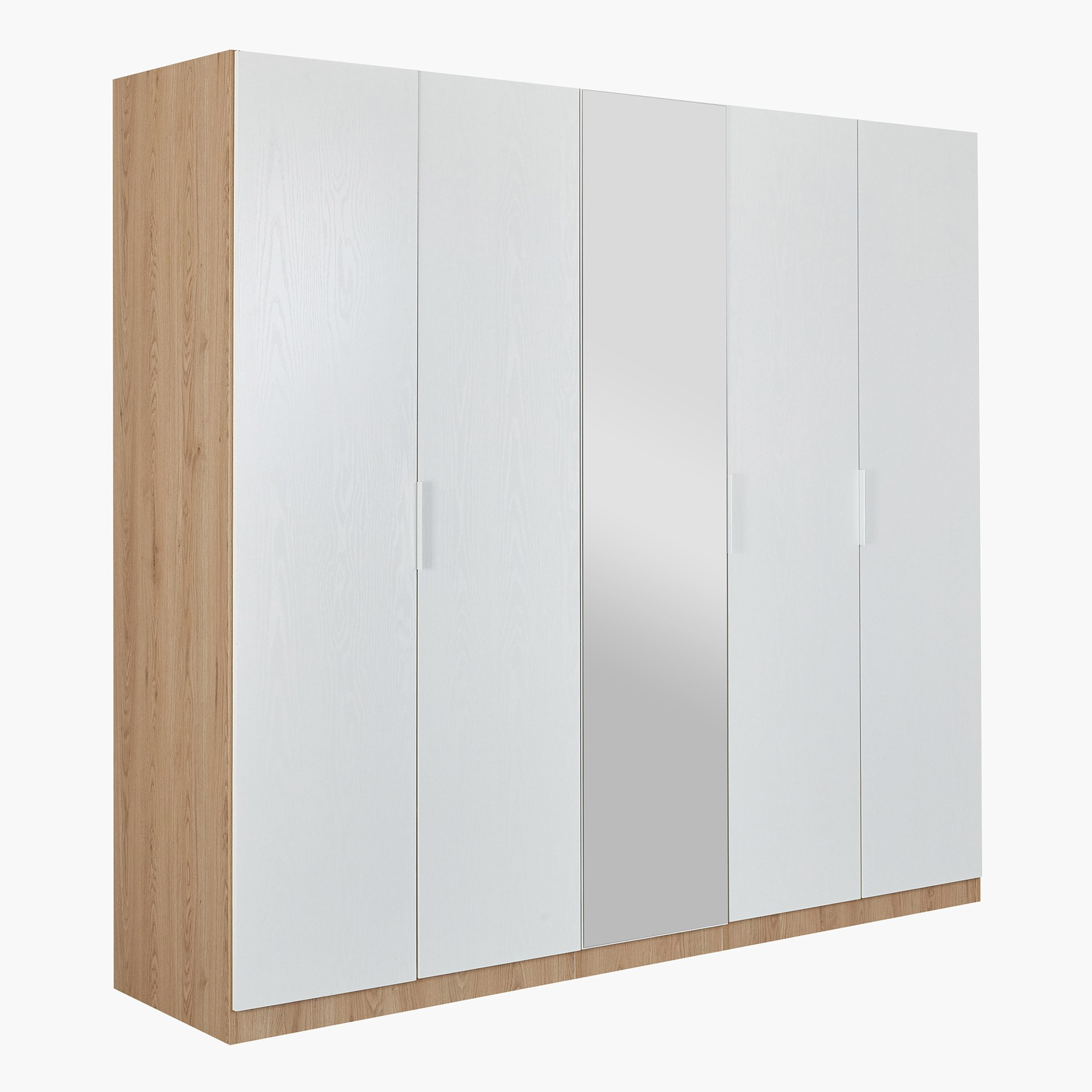 خزانة ملابس بـ5 أبواب ومرآة كاملة من ميلان-hbxfurniture-wardrobes-image-3