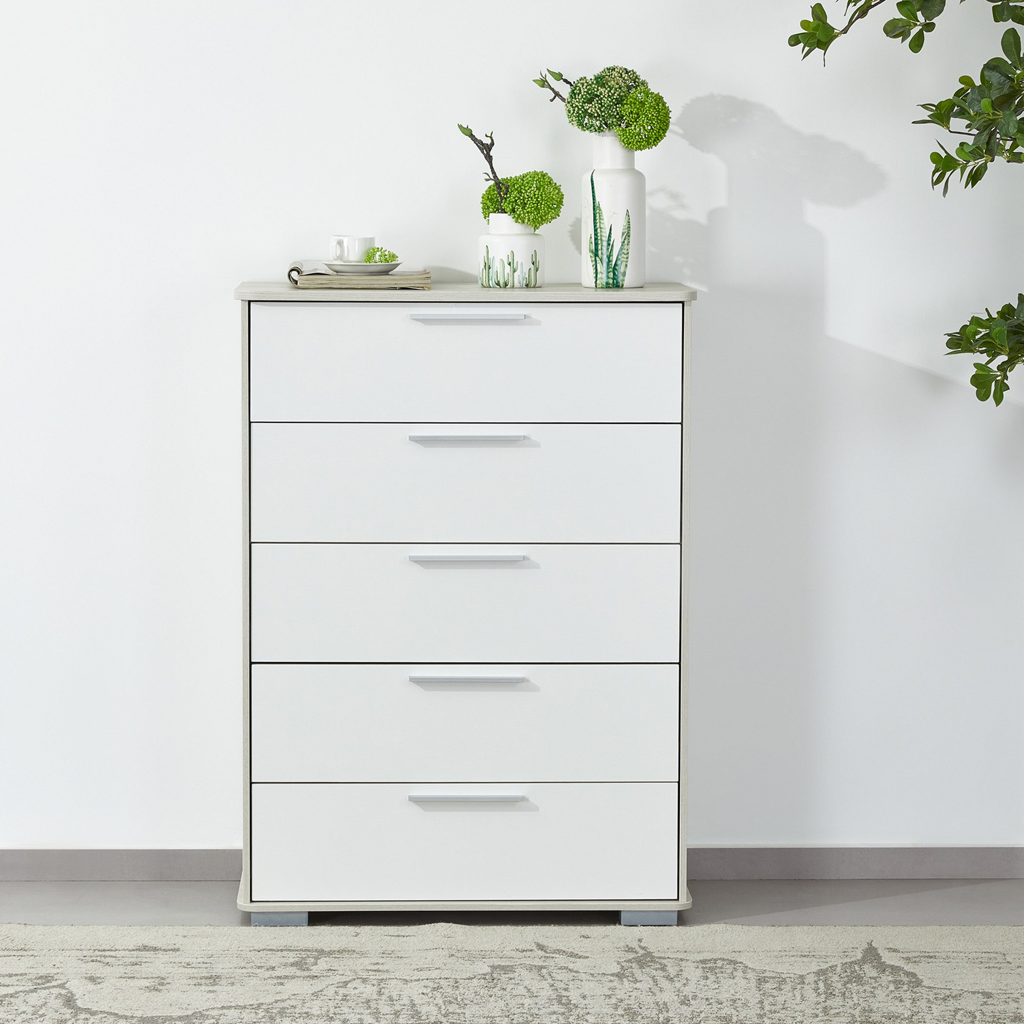Fiesta Chest of 5-Drawers-hbxfurniture-dressersandchests-chestofdrawers-image-1