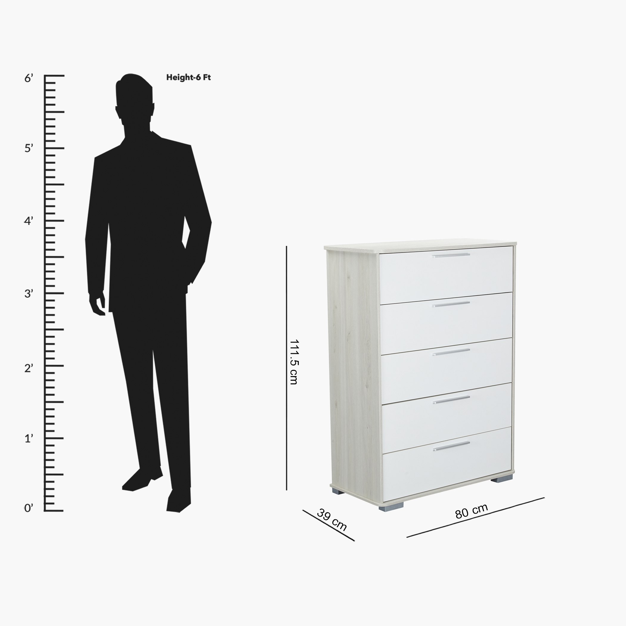 Fiesta Chest of 5-Drawers-hbxfurniture-dressersandchests-chestofdrawers-image-10