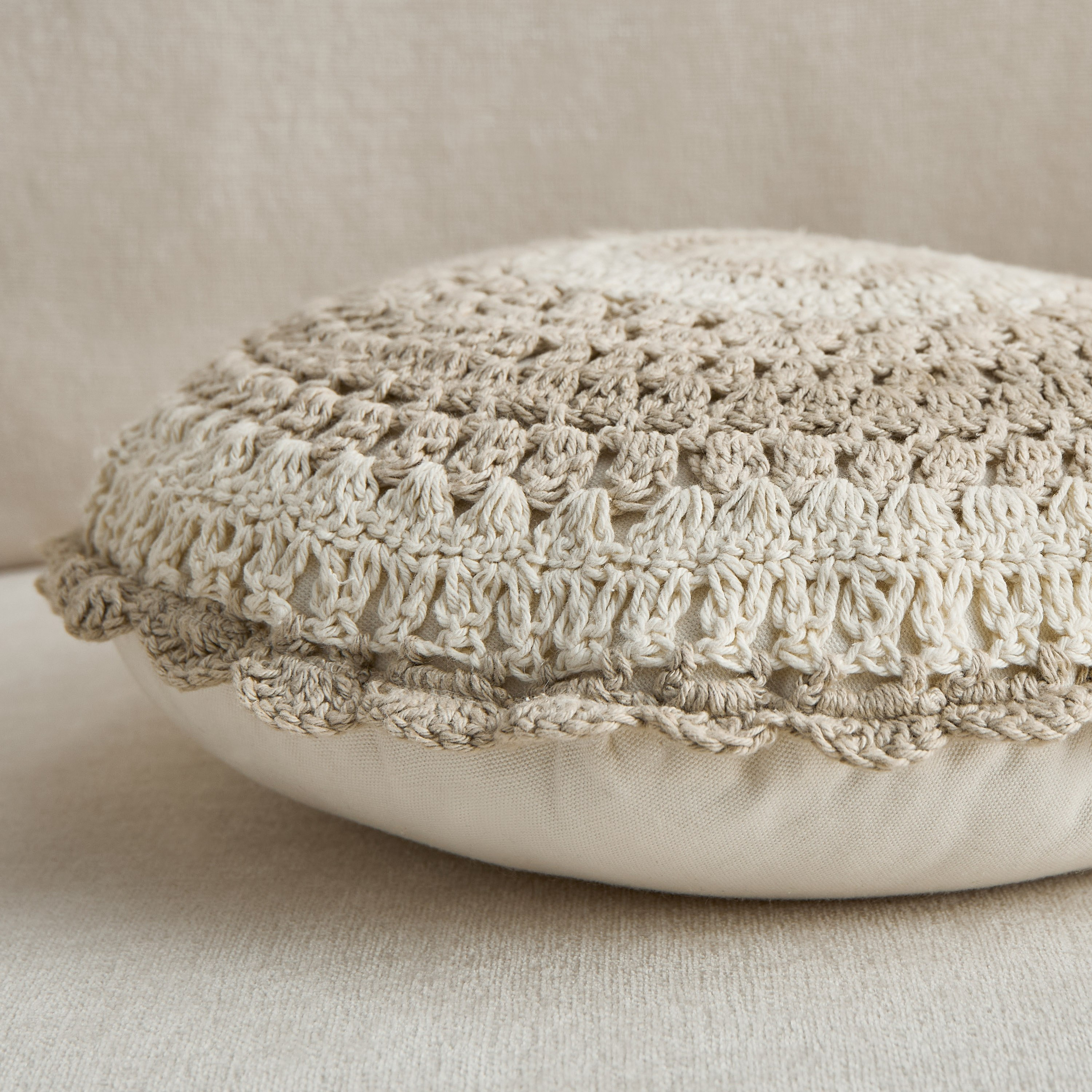 Croft Croatia Round Filled Cushion - 40 cm-hbxhomeware-hbxbedroom-image-3