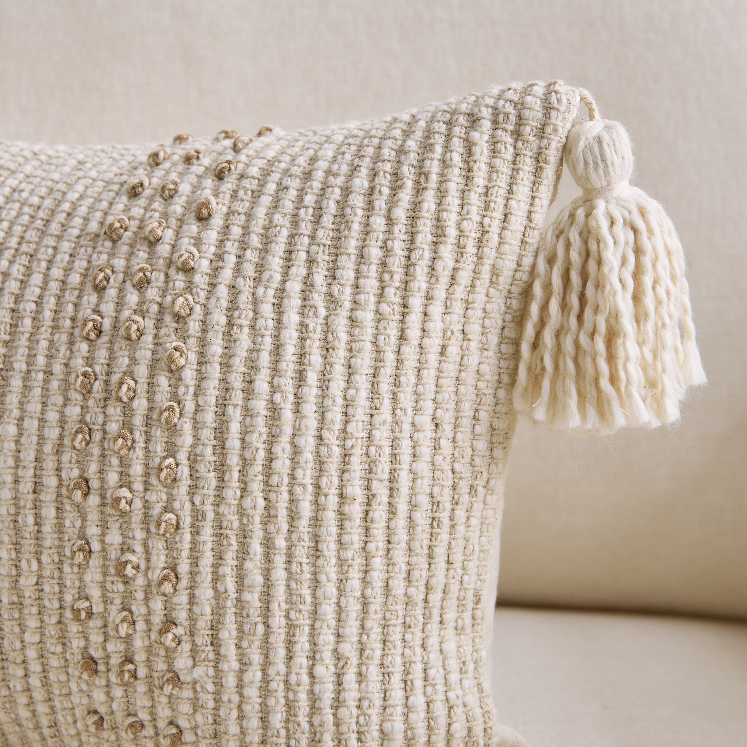 Croft French Knot Textured Filled Cushion - 30x50 cm-hbxhomeware-hbxbedroom-image-2